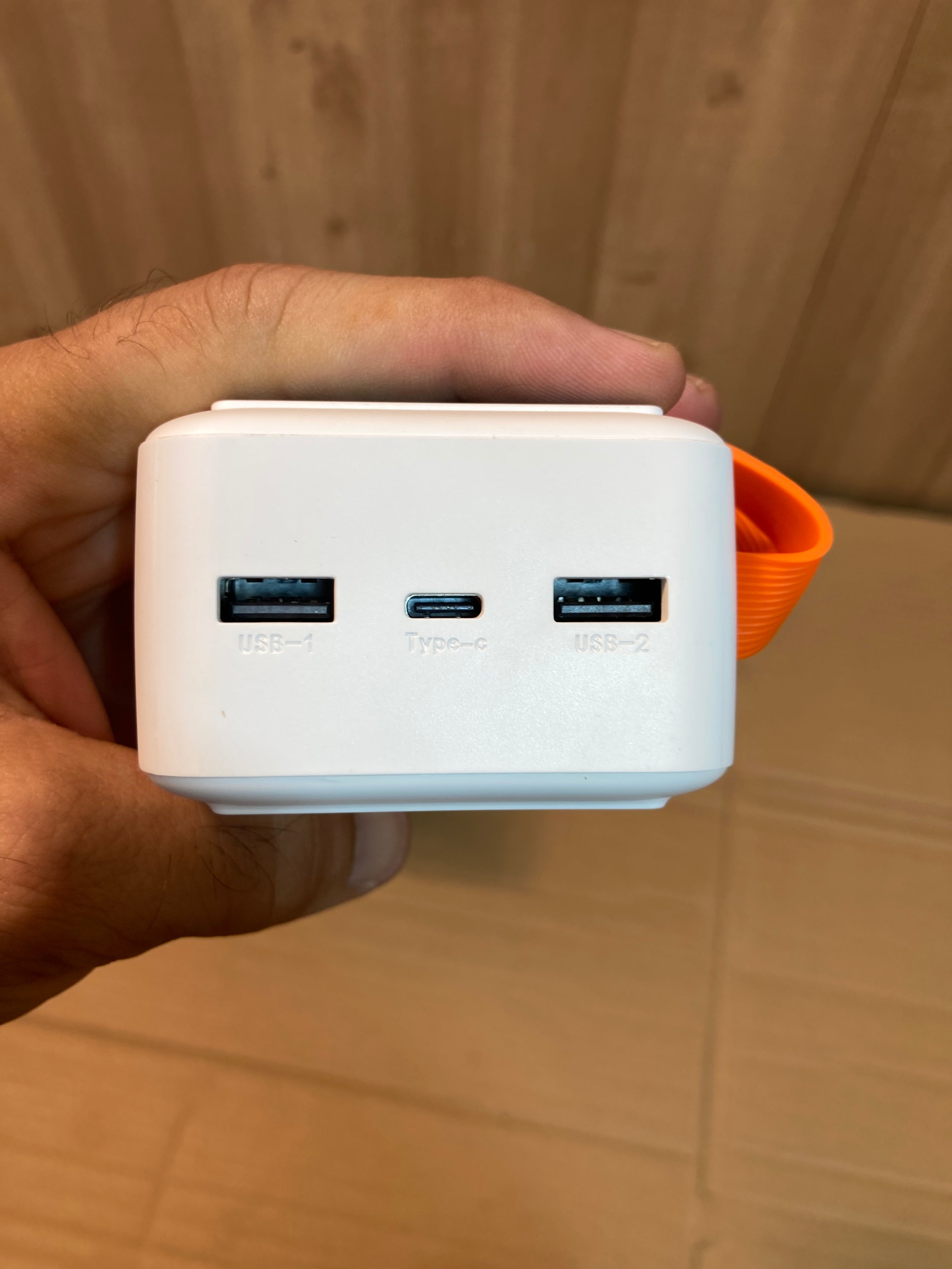 Kamal 50,000 mAh Solar Power Bank with 4 Built-in Cables KPB051