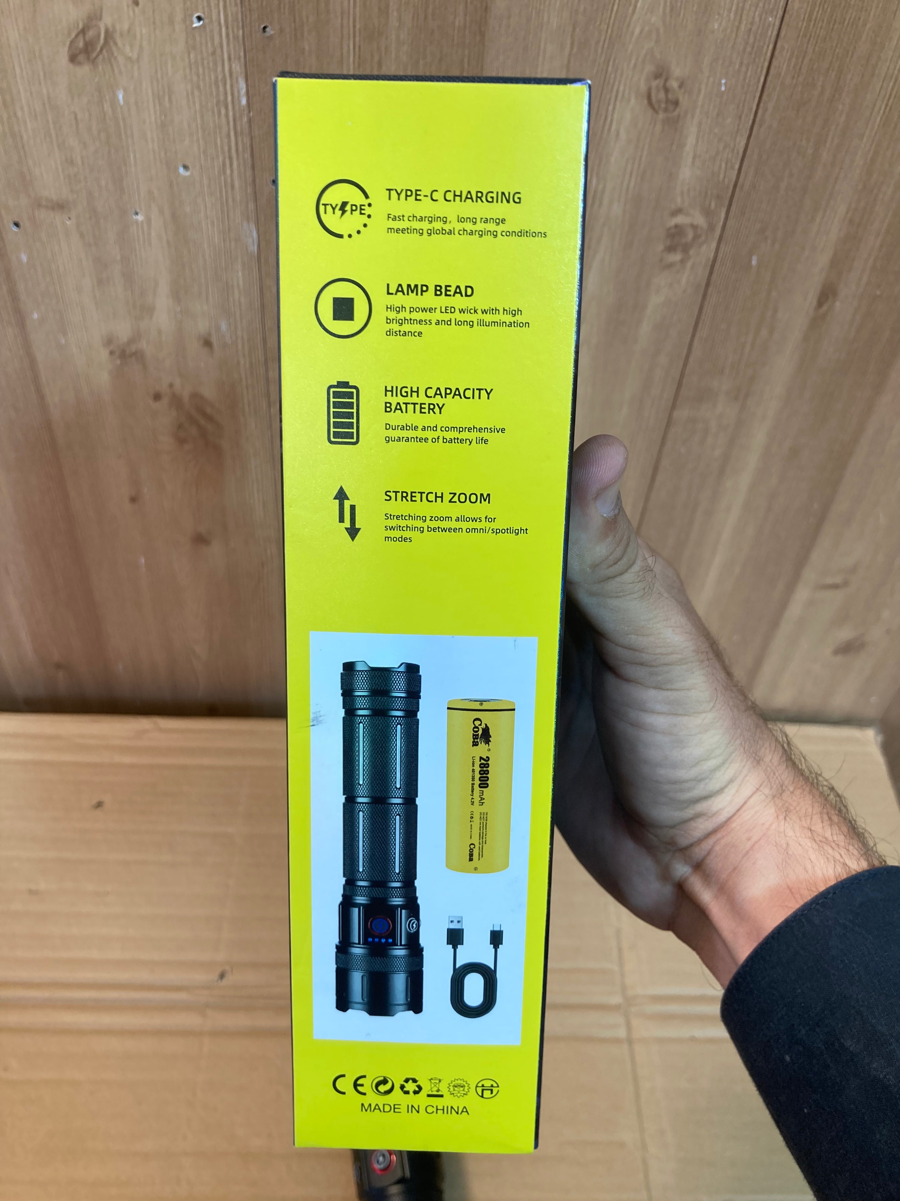 COBA Torch with Side Lamp CB-B53-2