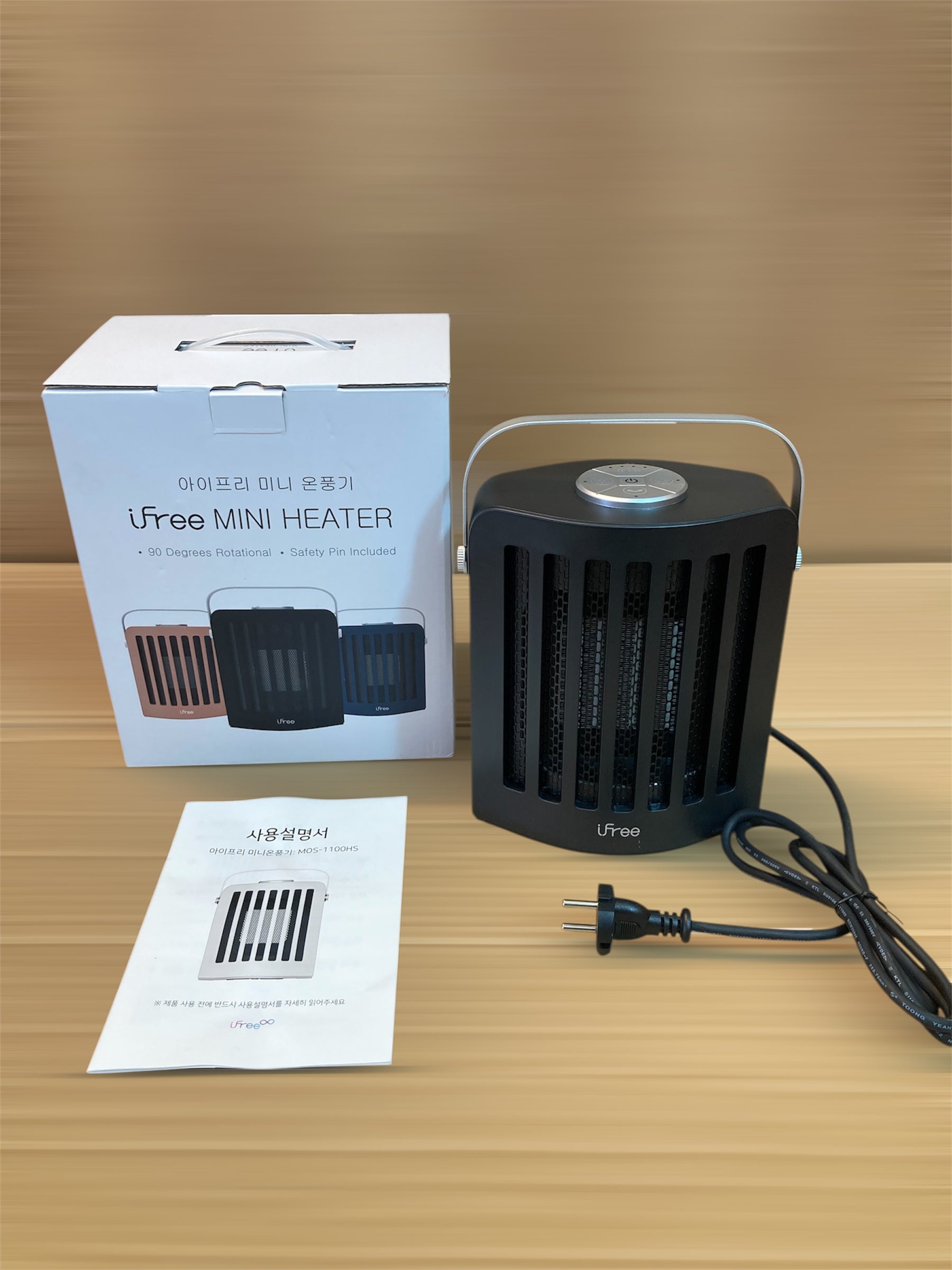 Lot Imported iFree Touch Panel Mini Blower Heater 1000W