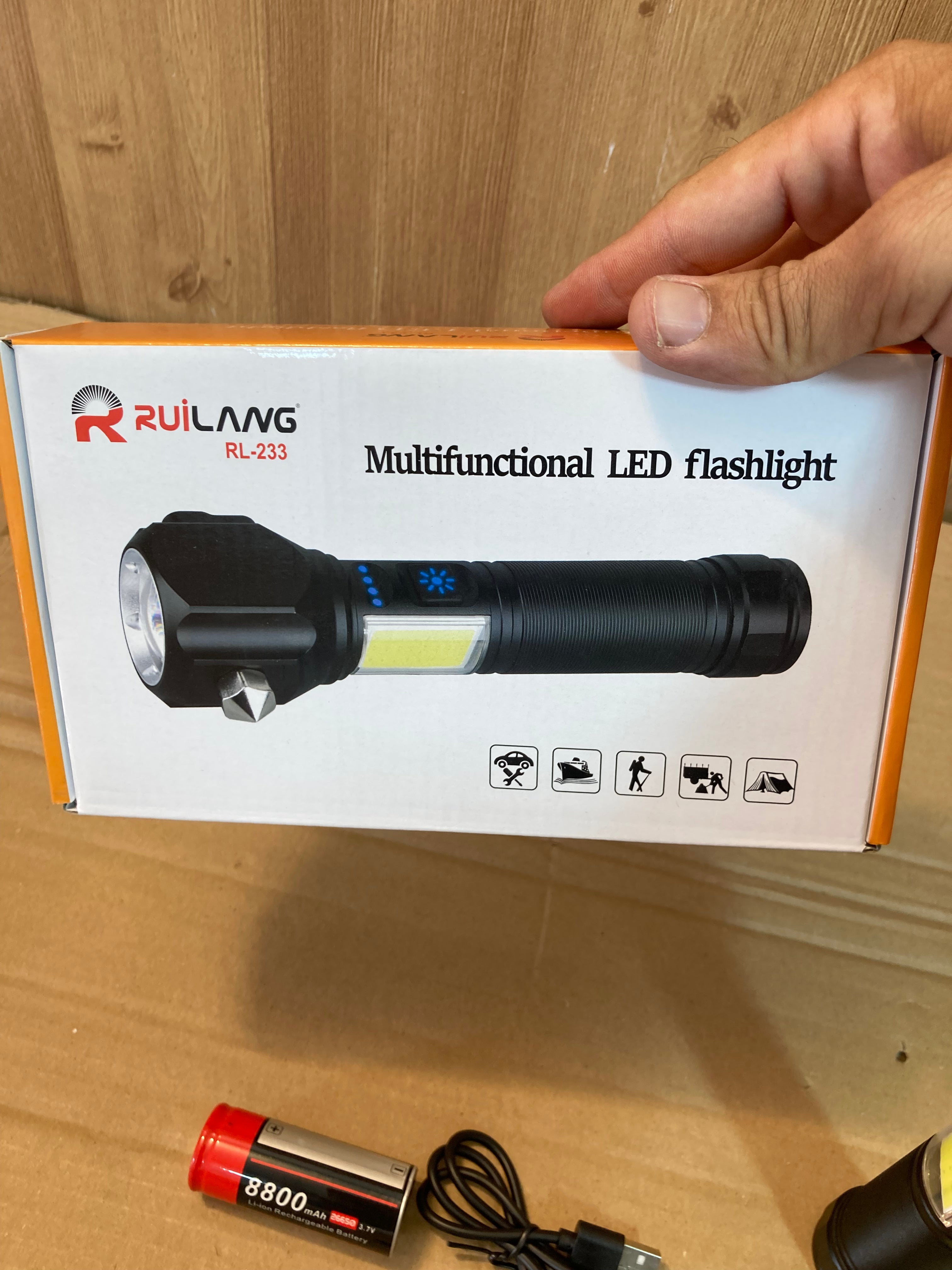 Ruilang Multifunctional LED Flashlight/Torch RL233