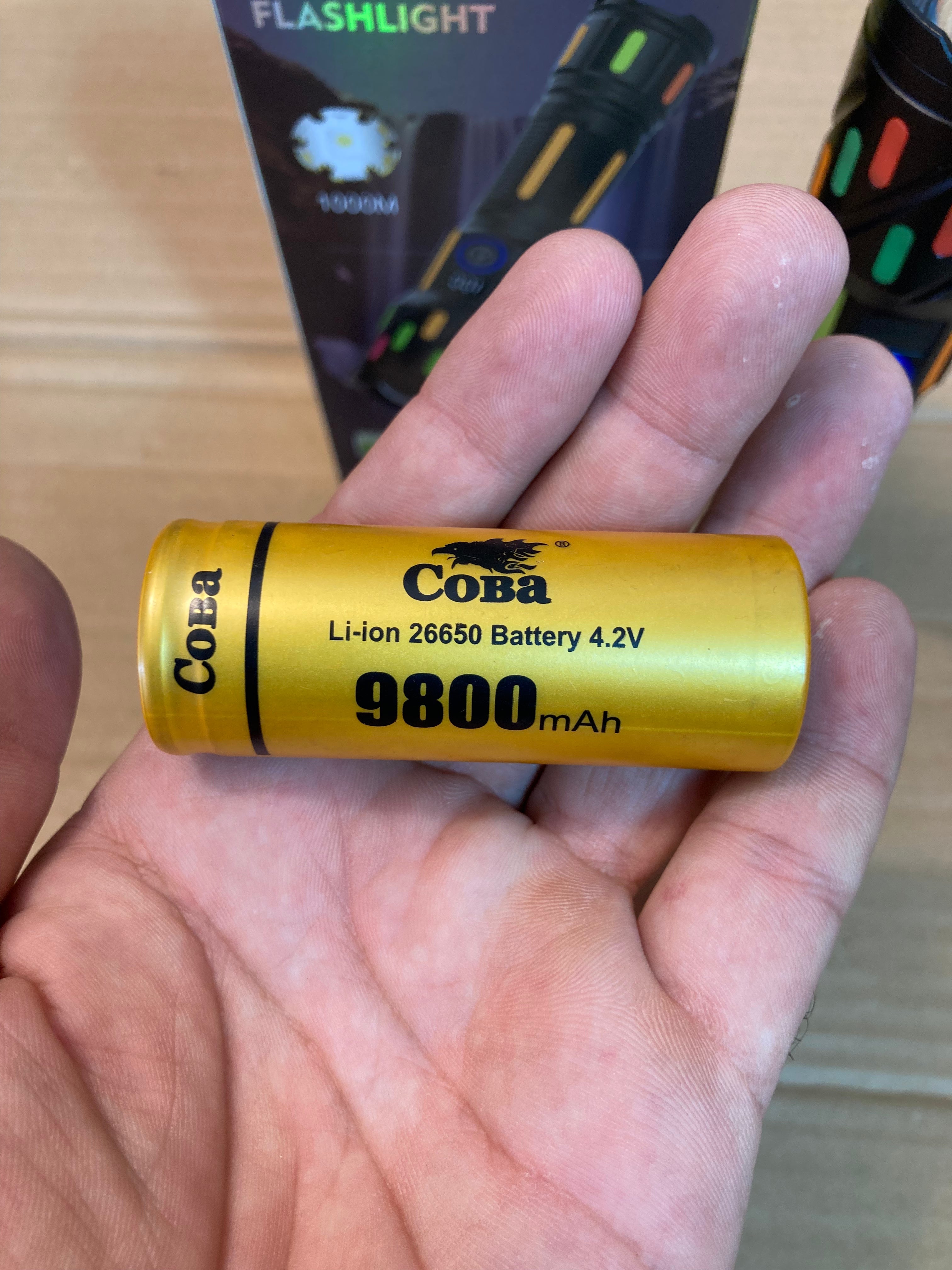 COBA Digital Long Range Compact Flashlight - Torch CB-G706