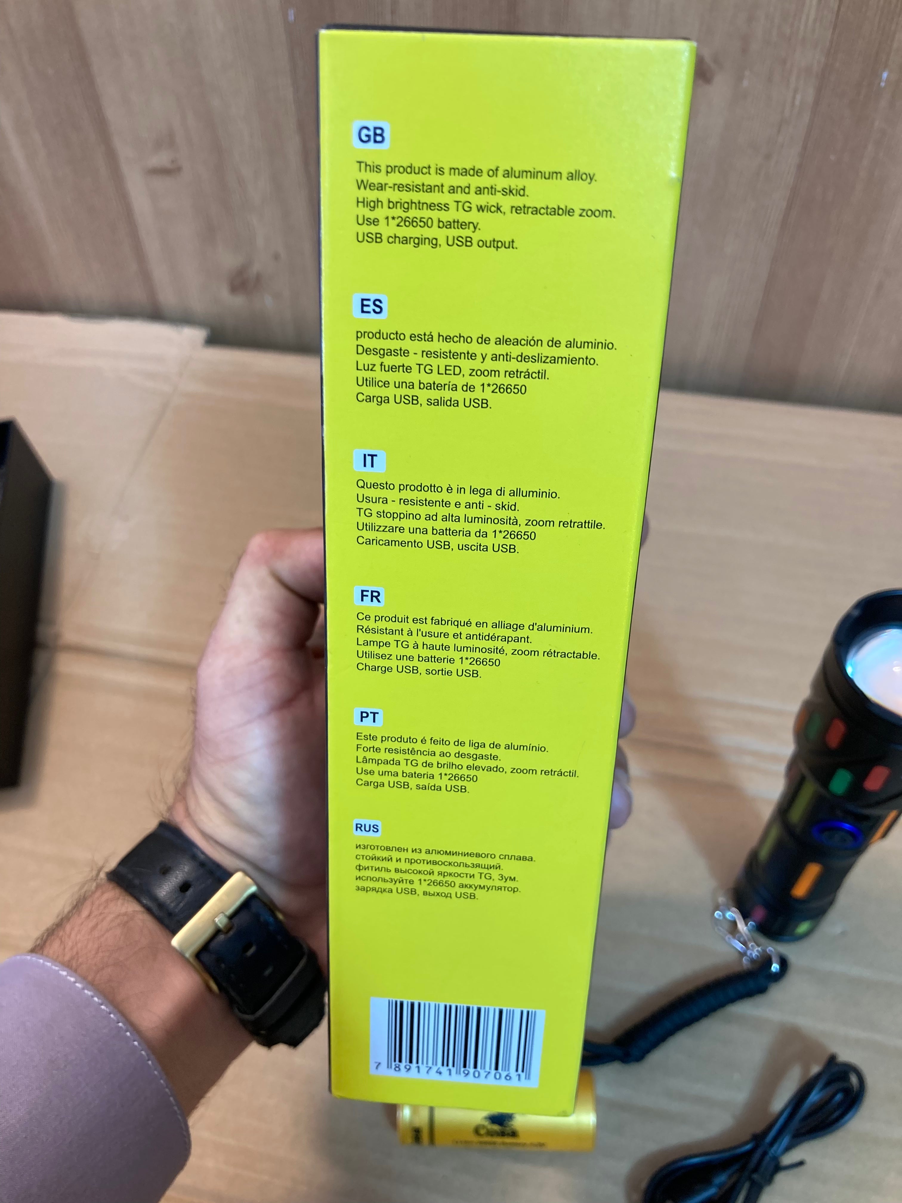 COBA Digital Long Range Compact Flashlight - Torch CB-G706