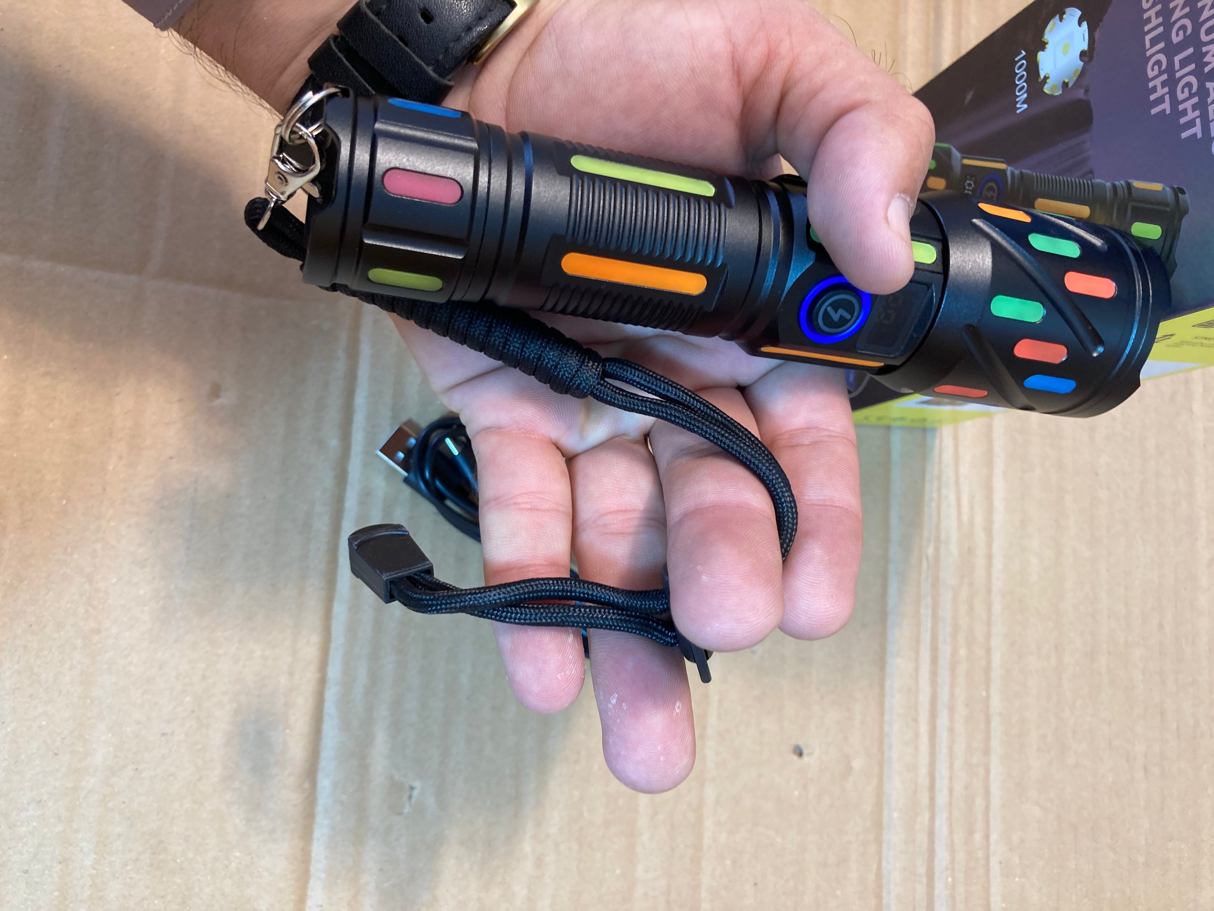 COBA Digital Long Range Compact Flashlight - Torch CB-G706