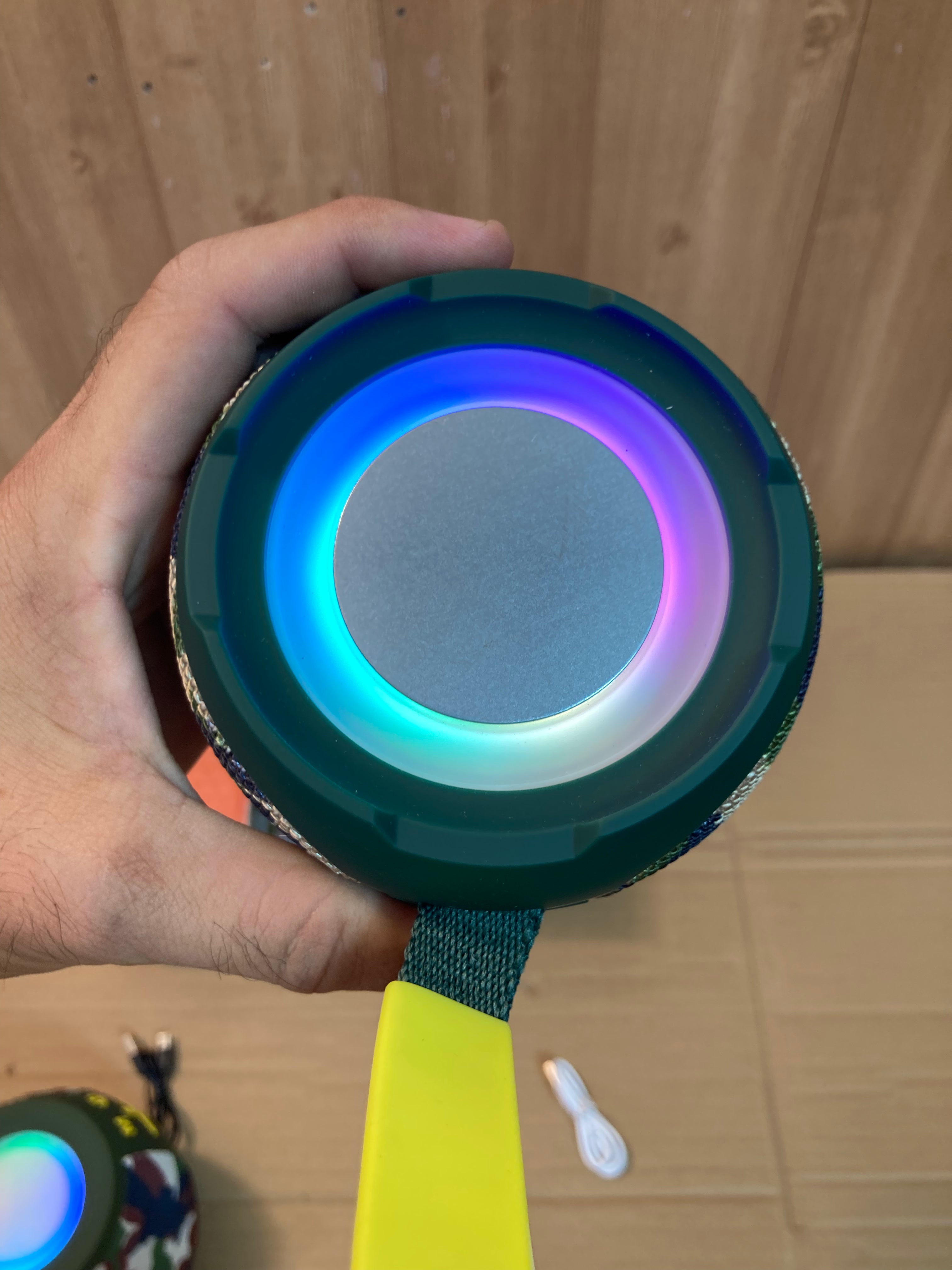 Lot Imported Rechargeable Portable Bluetooth Wireless Speaker with RGB Lights