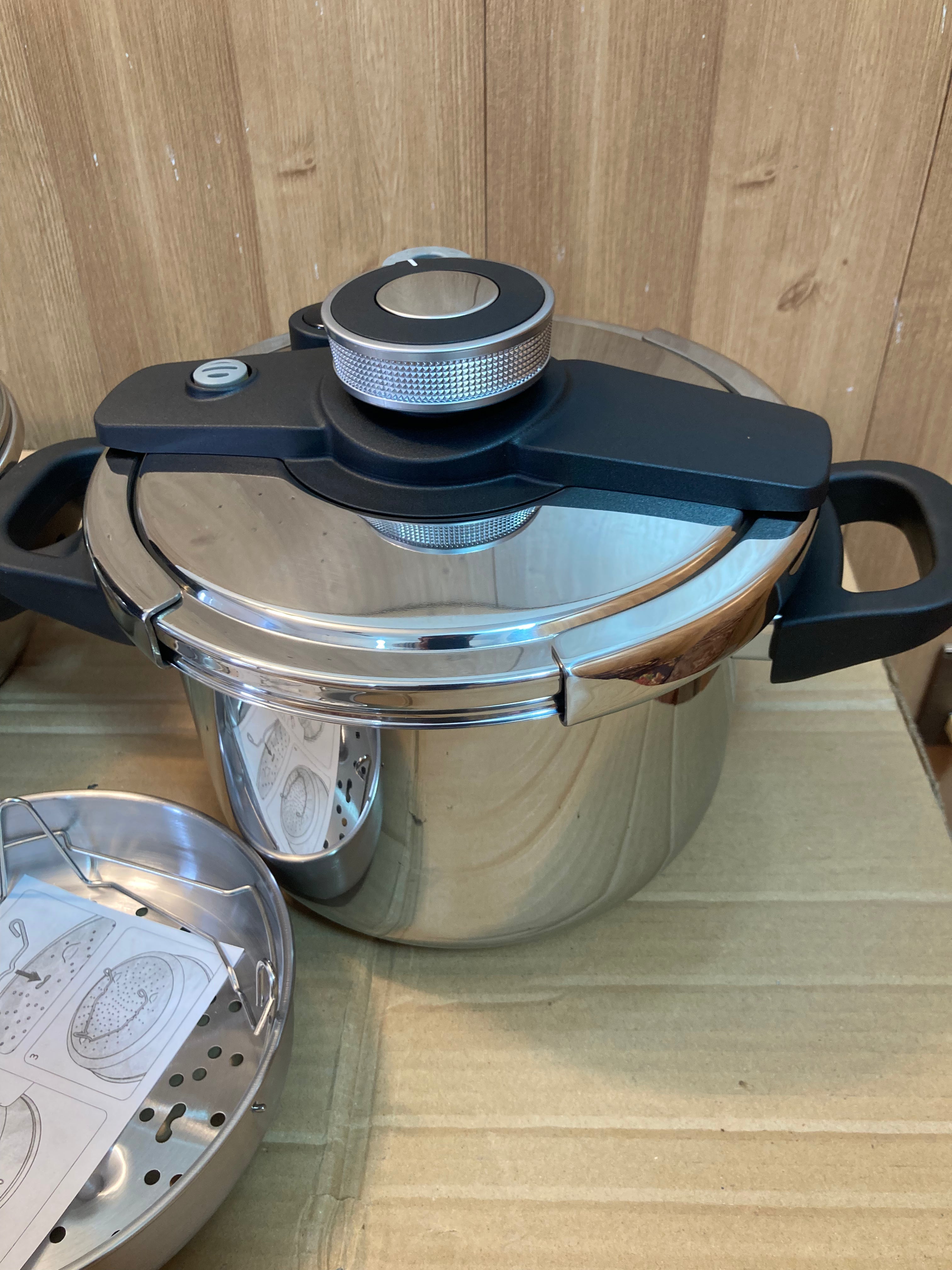 Royal King Induction Base 18/10 Stainless Steel Pressure Cooker 4+6 Litre