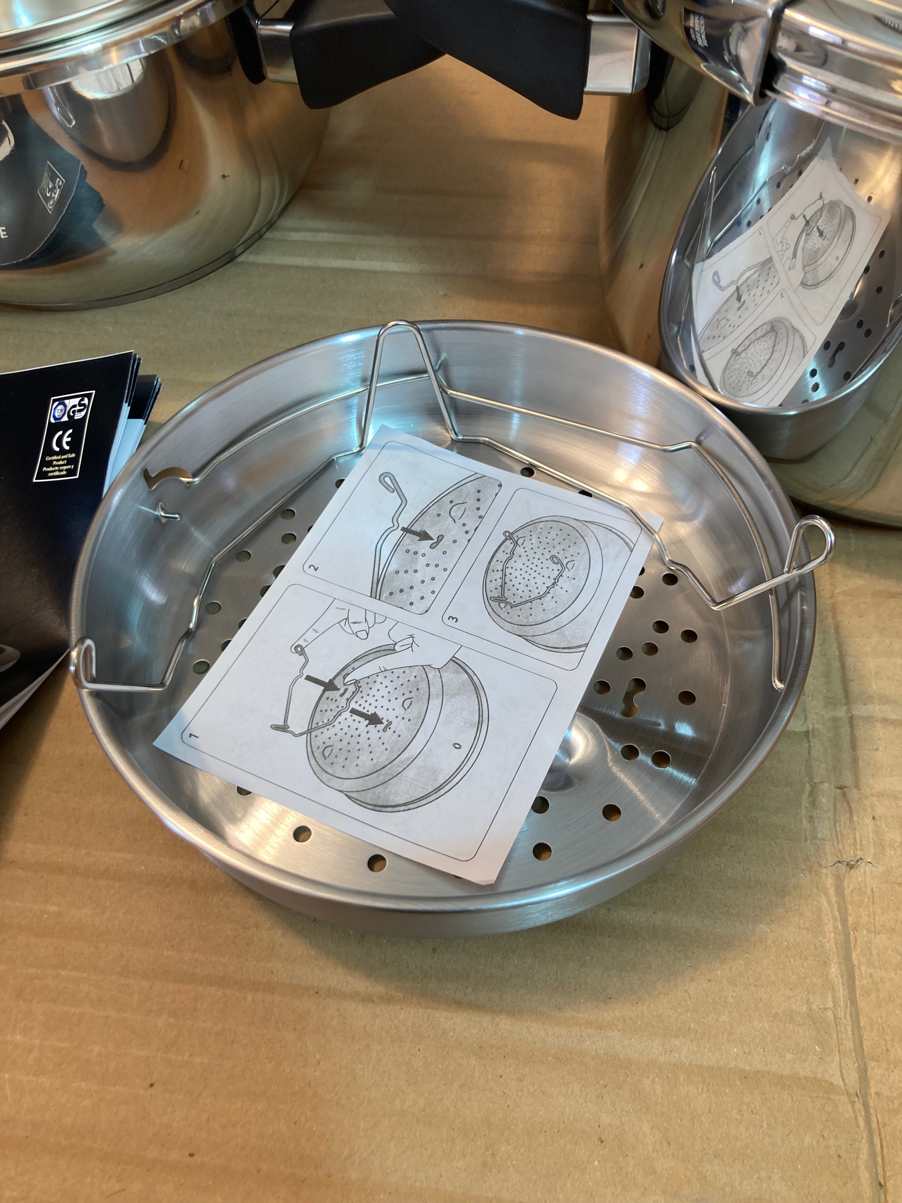 Royal King Induction Base 18/10 Stainless Steel Pressure Cooker 4+6 Litre