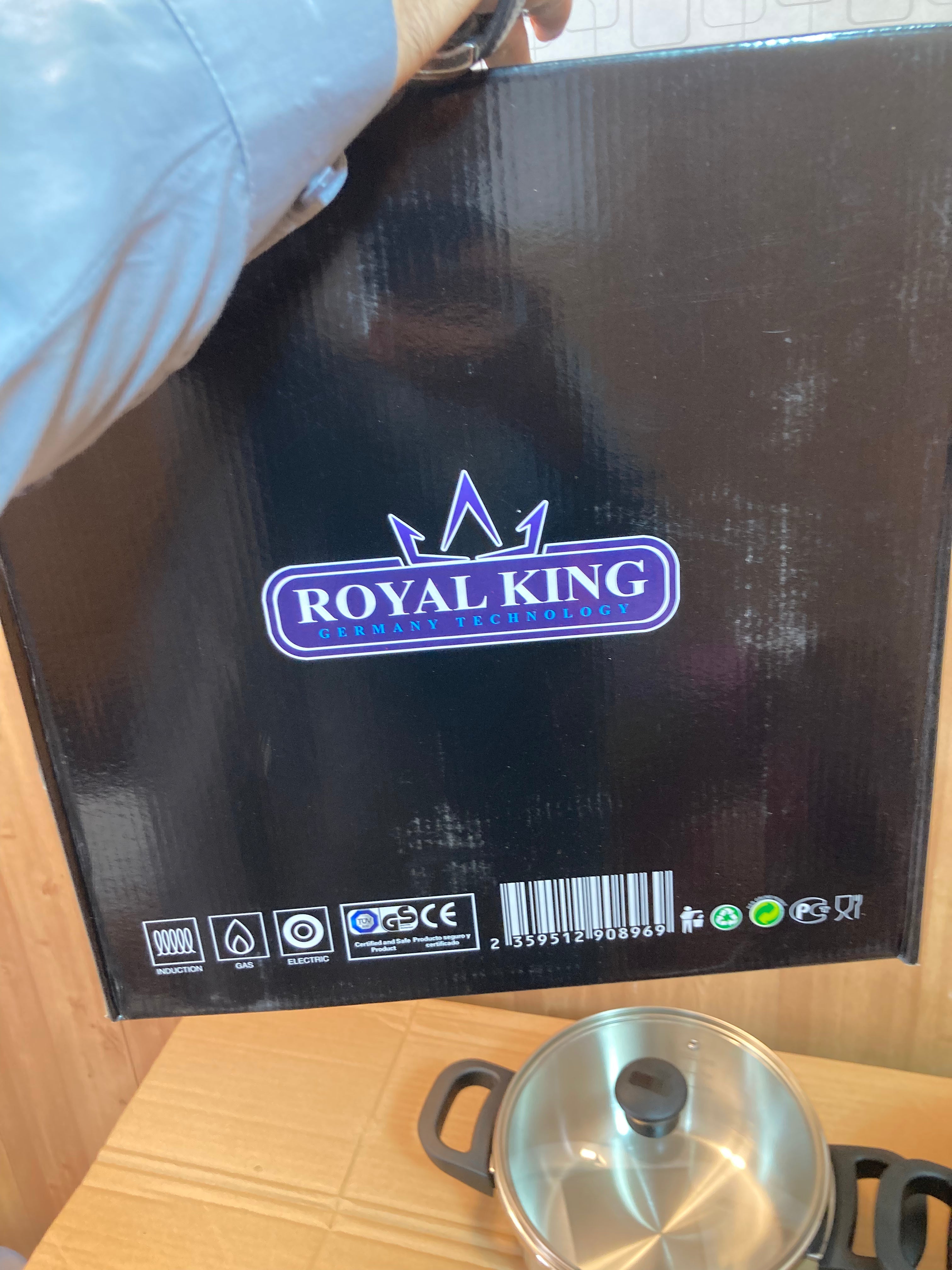 Royal King Induction Base 18/10 Stainless Steel Pressure Cooker 4+6 Litre