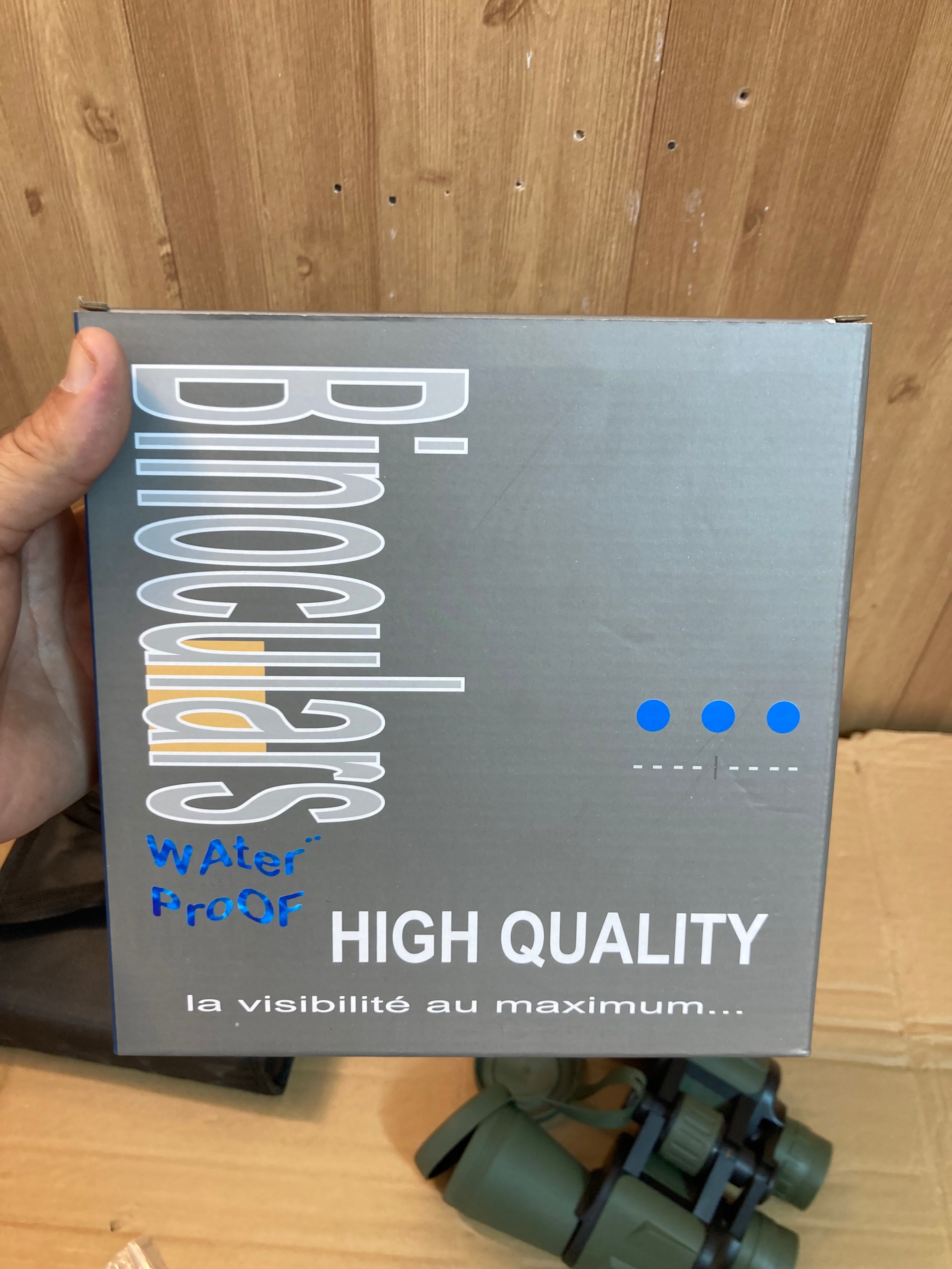 Lot Imported High Quality Water Proof Binoculars 20x50 8.2 degree with Case and Lens Covers