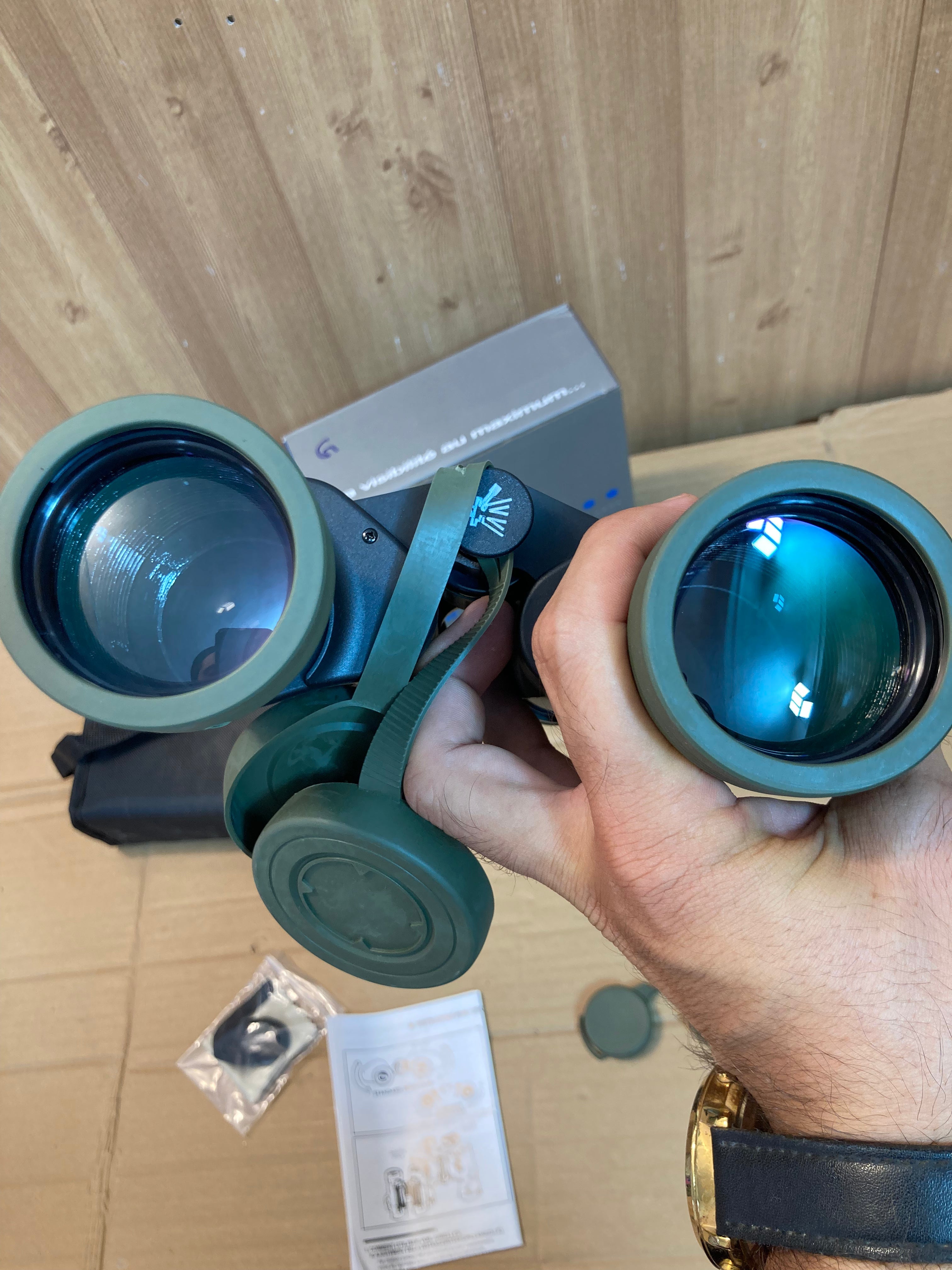 Lot Imported High Quality Water Proof Binoculars 20x50 8.2 degree with Case and Lens Covers