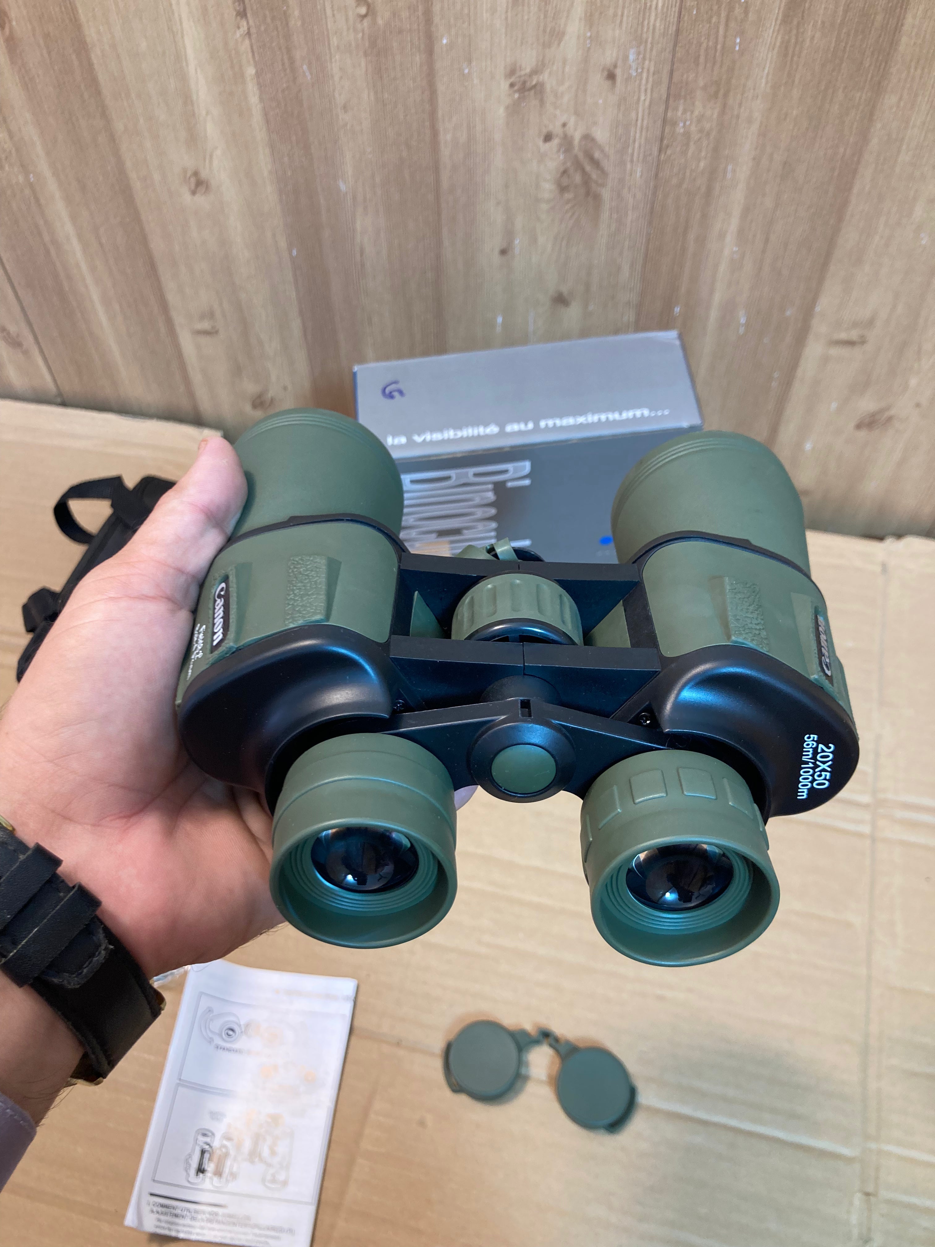 Lot Imported High Quality Water Proof Binoculars 20x50 8.2 degree with Case and Lens Covers