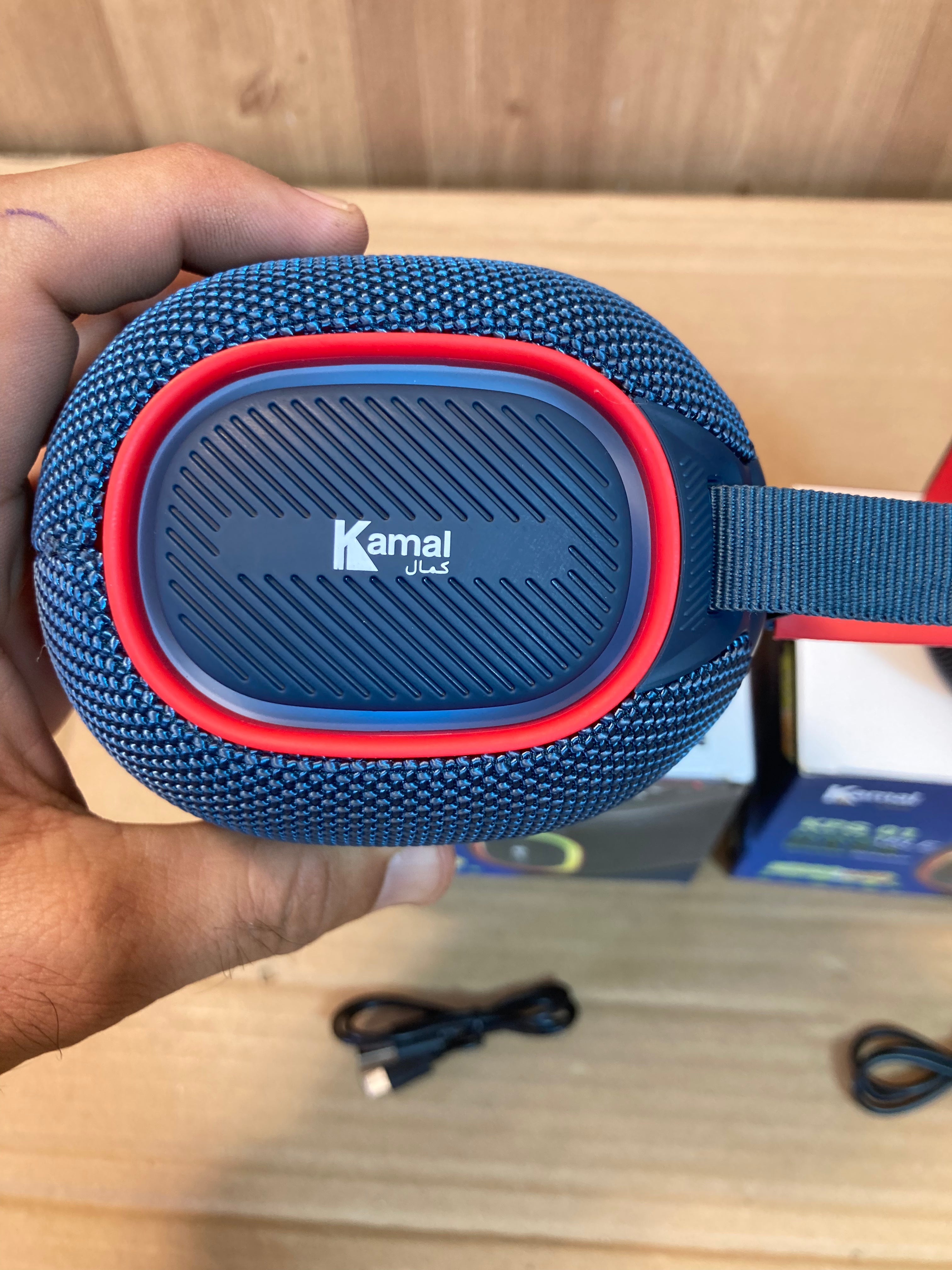 Kamal Rechargeable Portable Bluetooth Wireless Speaker with RGB Lights KPS01