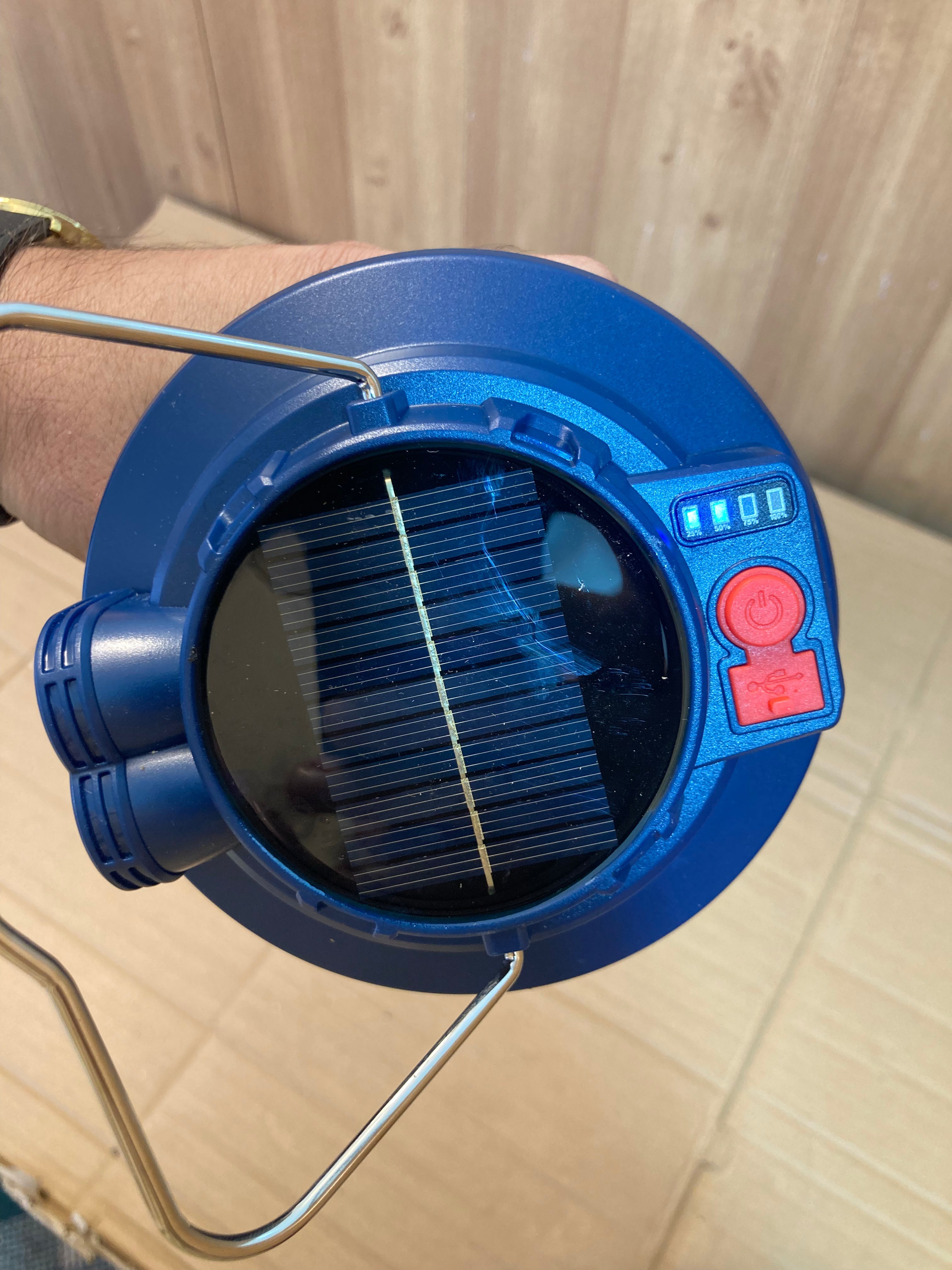 Hurry Bolt Solar Rechargeable Camping Lamp Light