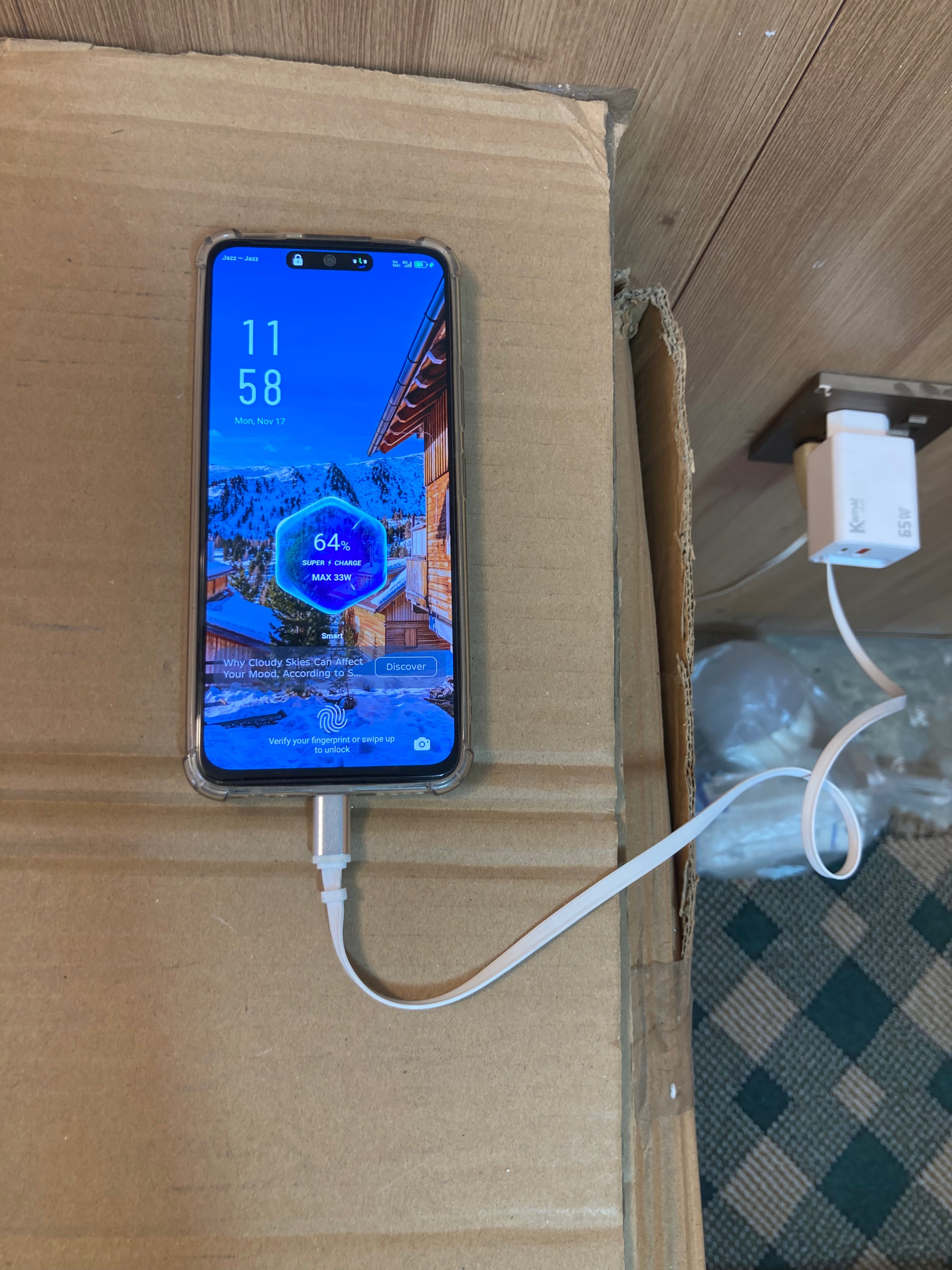 Kamal Fast Charging Built in Cable Charger - Adapter MT-08