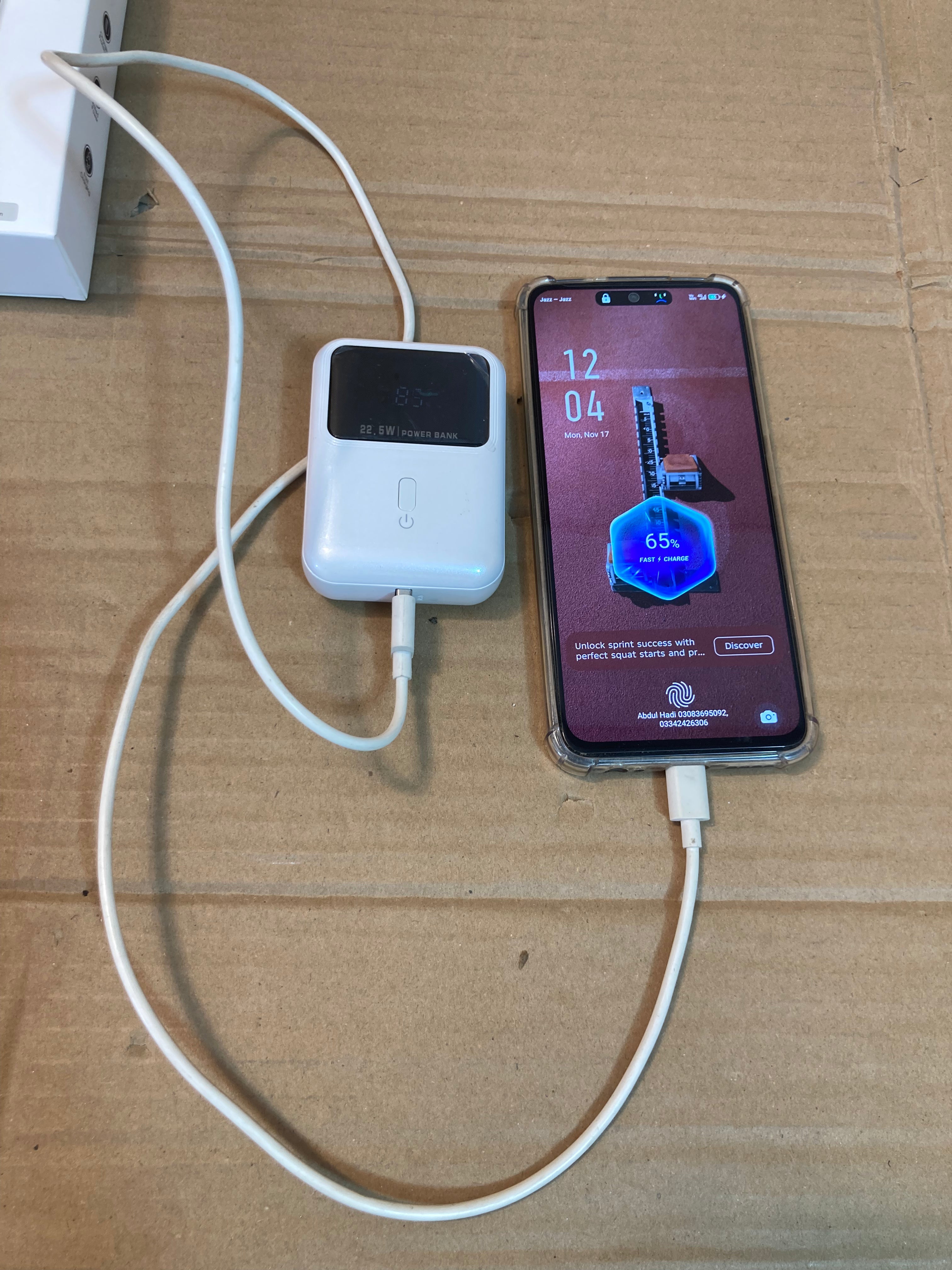 H5 Mini Compact 22.5W Fast Charging Power Bank 10,000 mAh