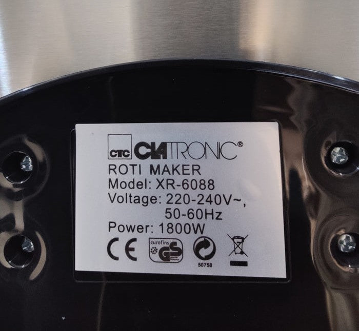 Imported Clatronic Roti Maker