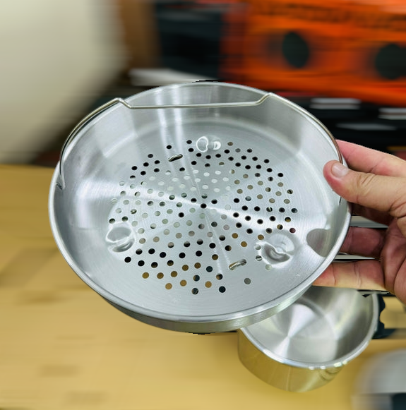 Happy Unique Germany 2-in-1 Stainless Steel Pressure Cooker 9L