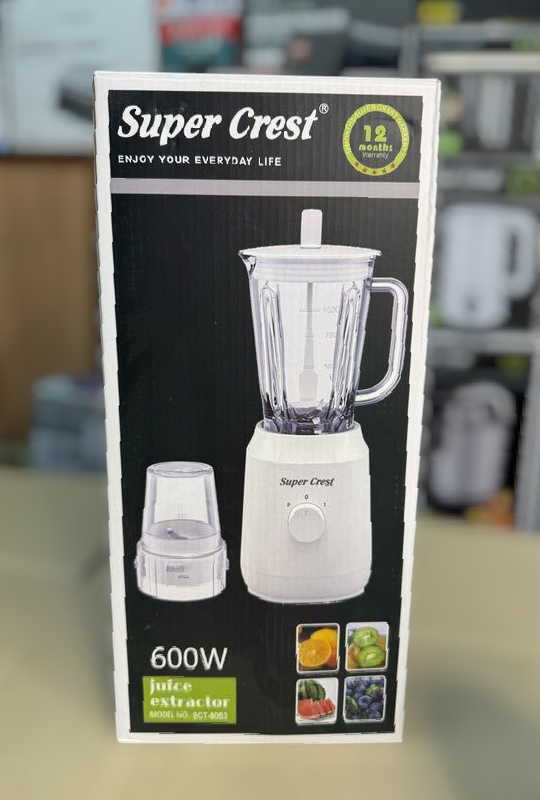 Super Crest Germany 2-in-1 Blender & Grinder