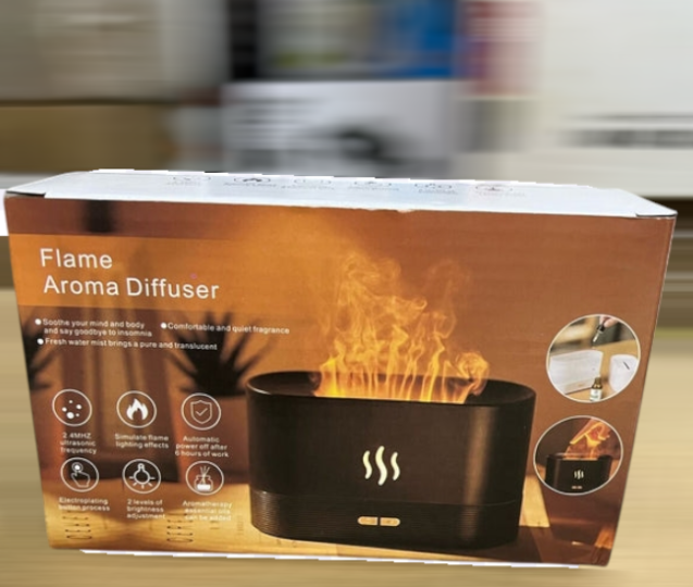 New Stylish Electric Air Flame Humidifier