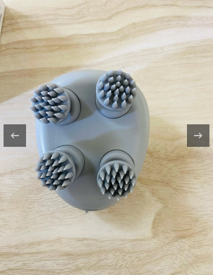 Electric Head/Shoulder Scalp Massager with 4 Kneading