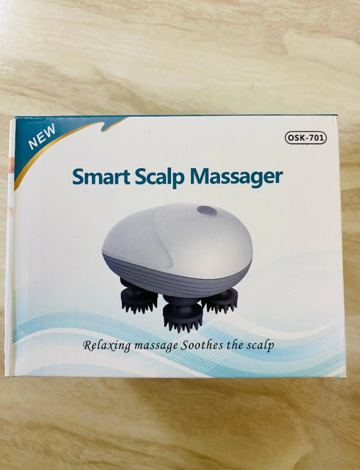 Electric Head/Shoulder Scalp Massager with 4 Kneading