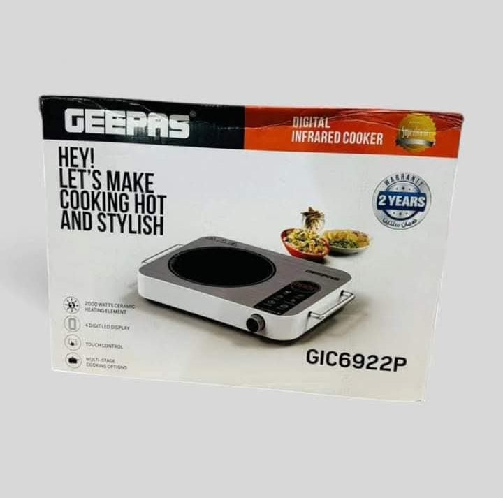 Geepas 2000W Digital Infrared Cooker/Hotplate 6922