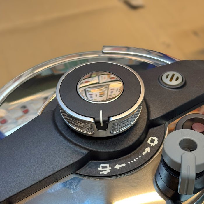 Lot Imported Unique Pro 4+6L Stainless Steel Pressure Cooker With Steamer