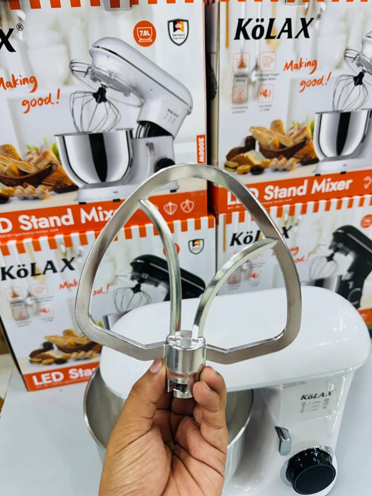 Kolax 7.8L Stand Mixer - German Lot