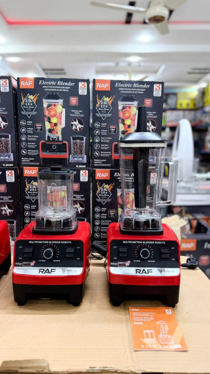 RAF Electric 2-in-1 Blender & Grinder – 2.5L Large Capacity, Powerful Multi-Purpose Mixer