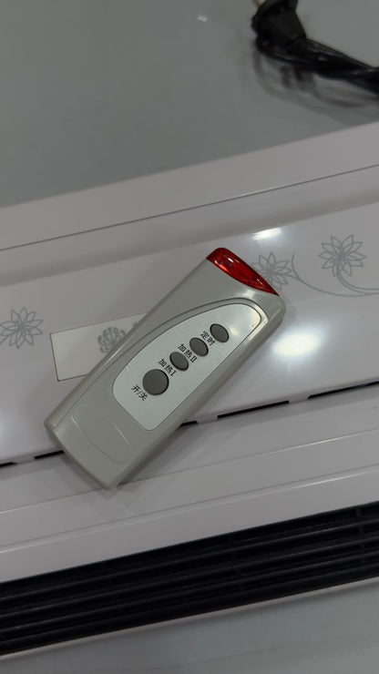 Premium Wall Mounted Heater – Remote Control, Digital Display & Fast Heating