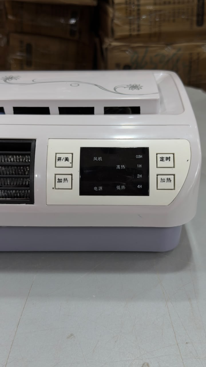 Premium Wall Mounted Heater – Remote Control, Digital Display & Fast Heating