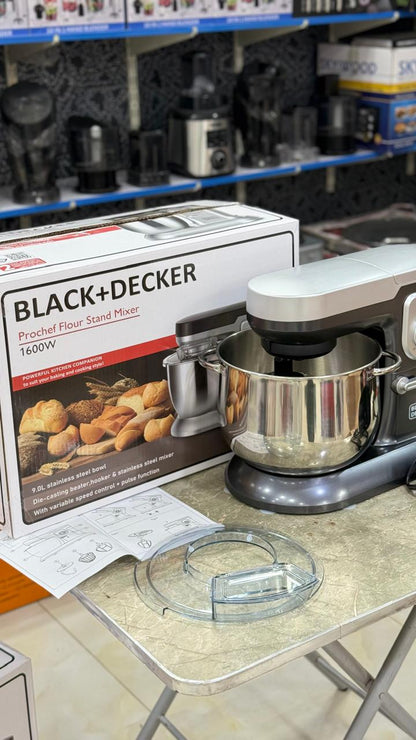 BLACK+DECKER 1600W Prochef Flour Stand Mixer