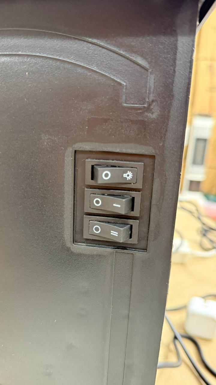 NBC007BK Electric Fireplace Room Heater – Modern Black LED Flame Heater with Adjustable Thermostat & Safety Protection