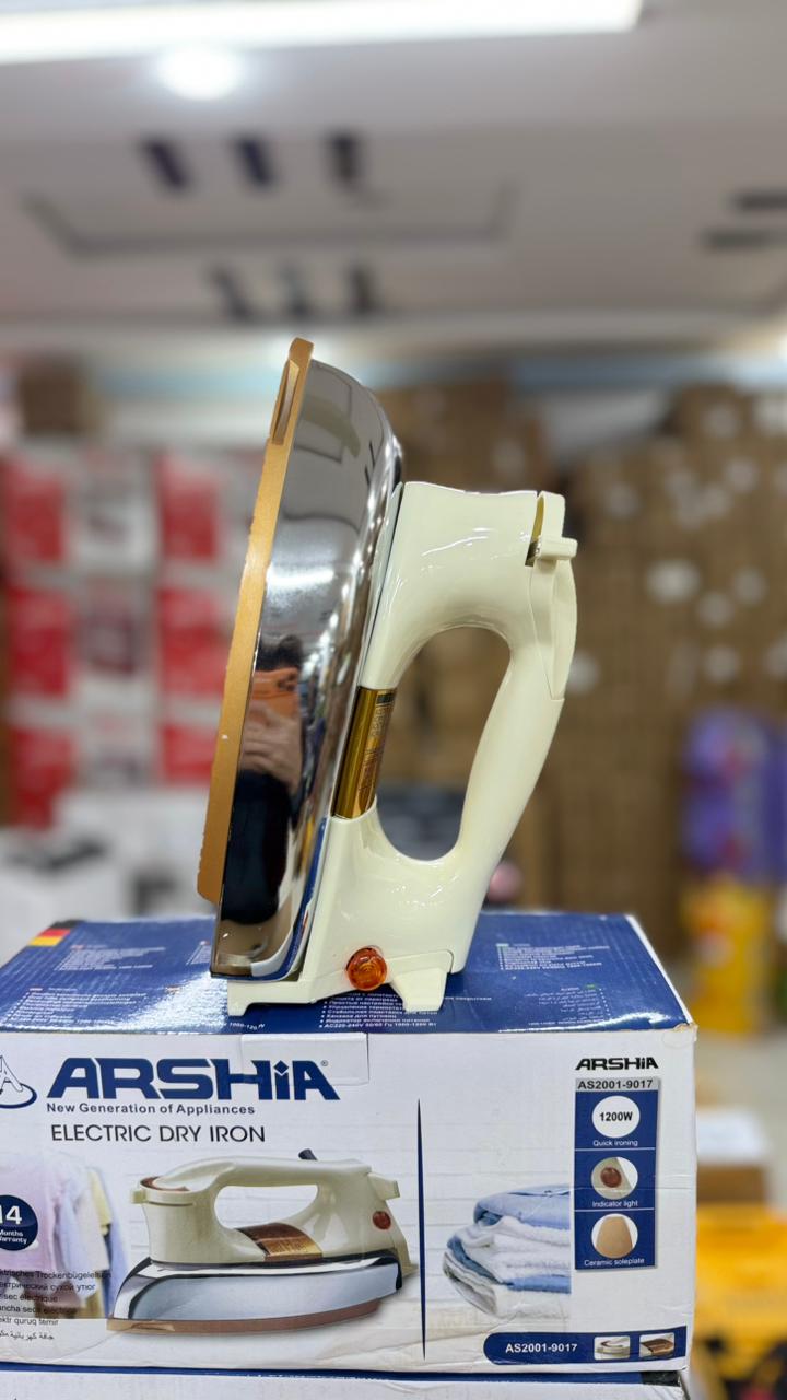 Arshia Electric Dry Iron 1200W  – Fast Heating & Smooth Ironing