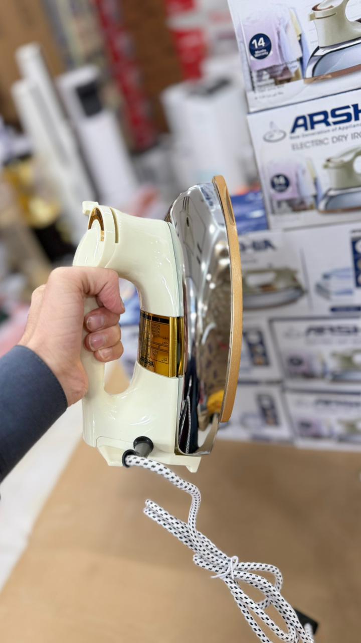 Arshia Electric Dry Iron 1200W  – Fast Heating & Smooth Ironing