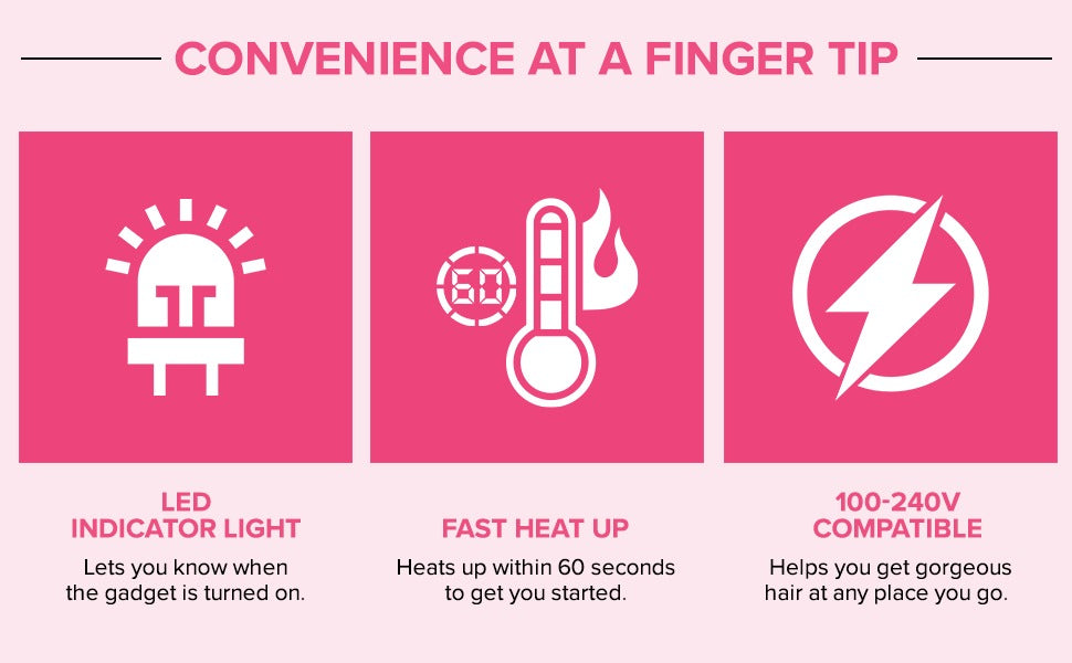 SYSKA SuperGlam 2-in-1 Hair Straightener & Curler