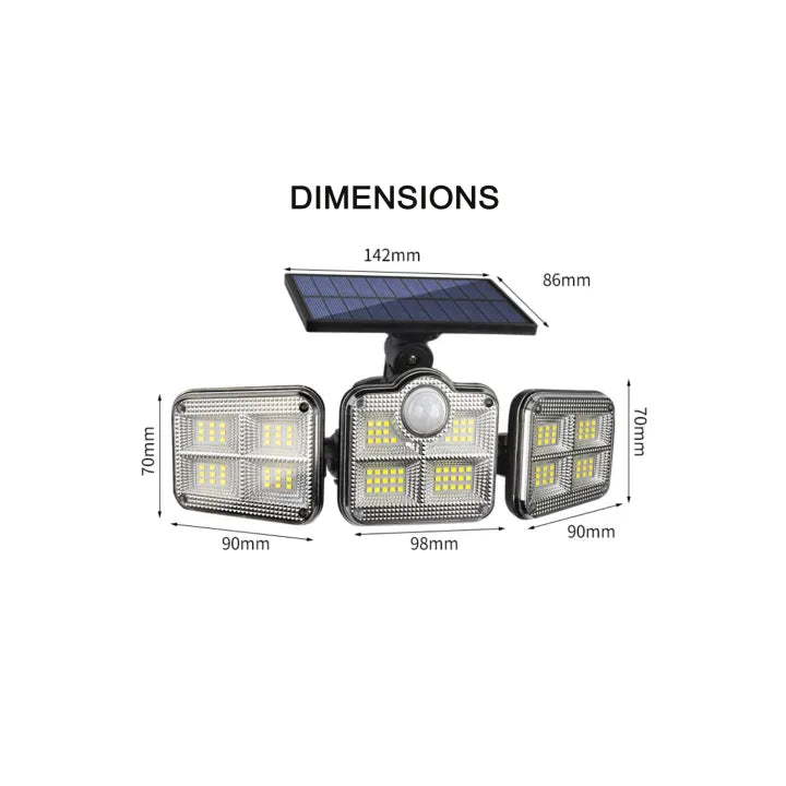 Adjustable Remote Control 3D Solar Light