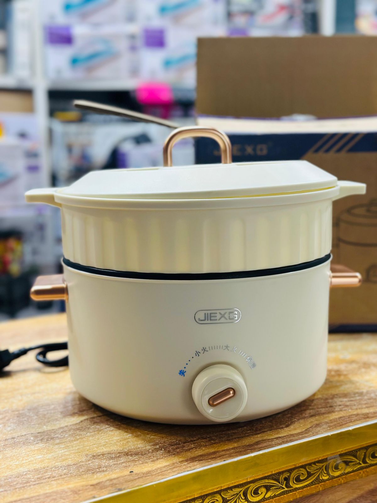 Lot Imported JIEXG 4L Electric Cooking Pot 1200W