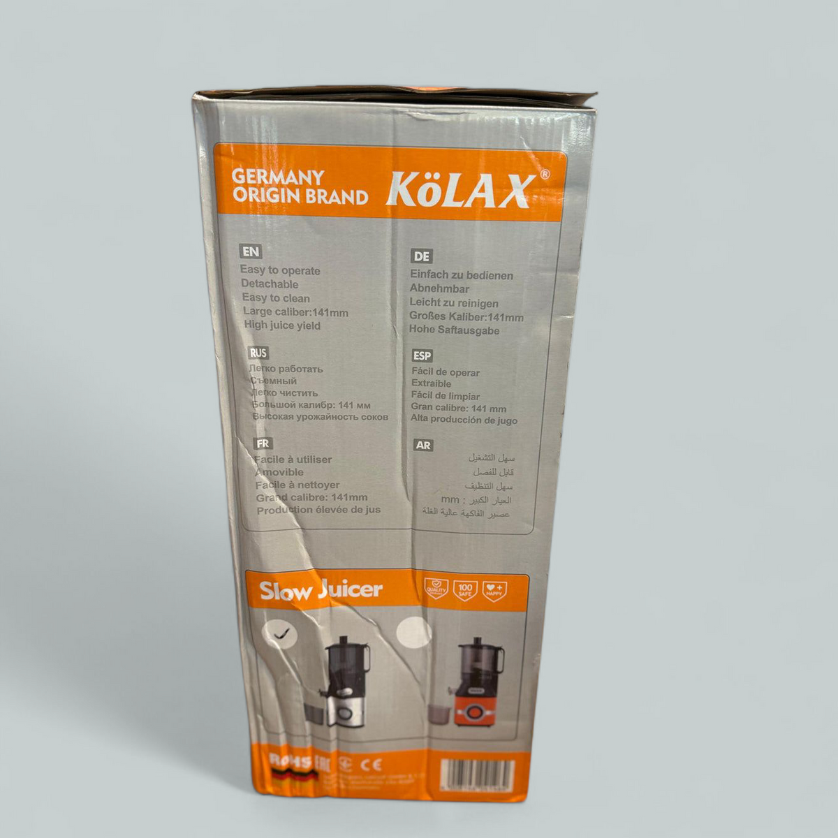 KoLAX Germany 800W Cold Press Slow Juicer 79321
