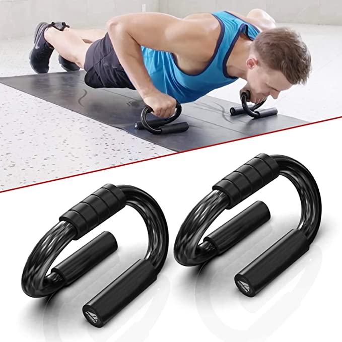 Push Up Workout Training S Shape Stand/Equipment (Pair)