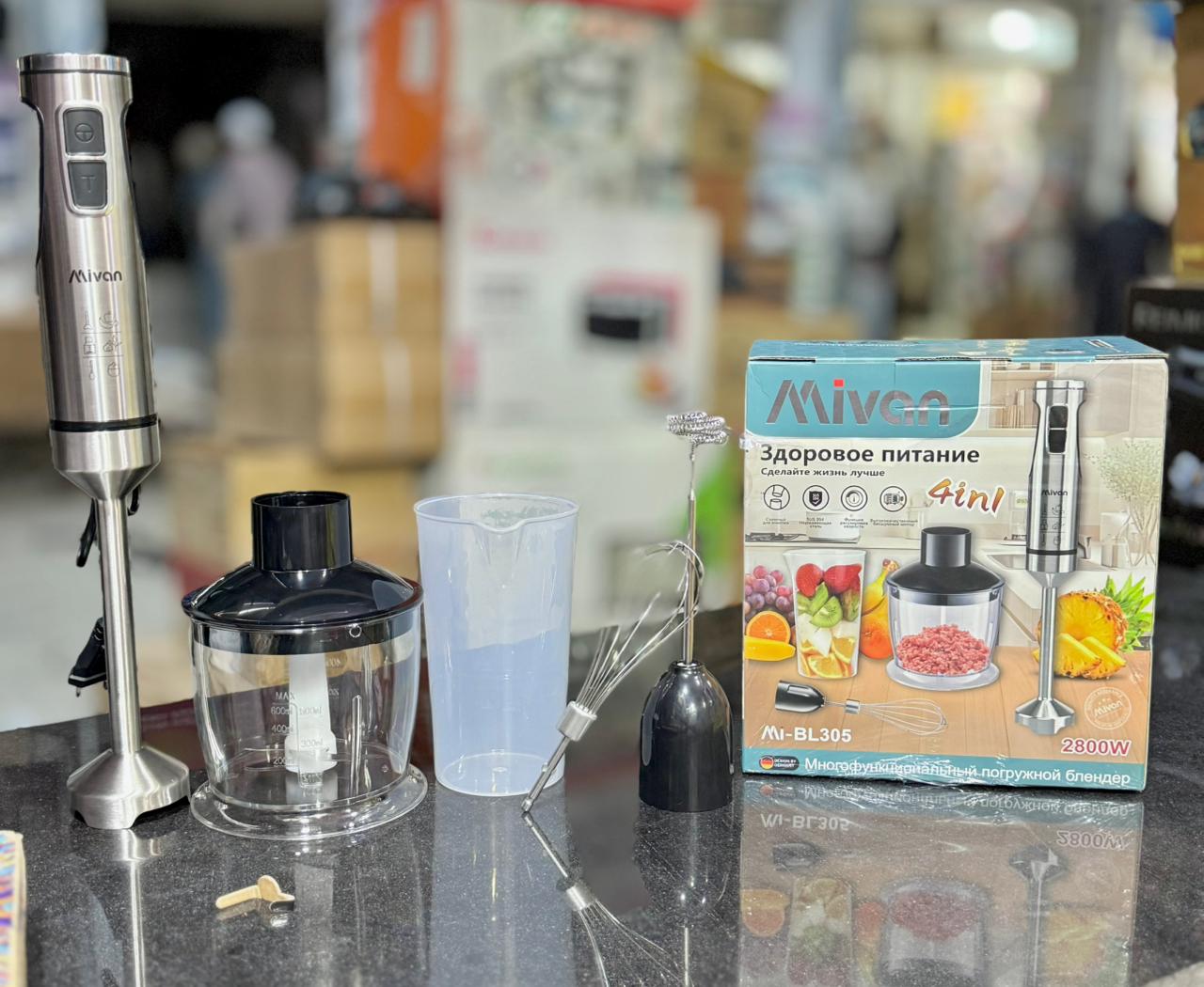 Lot Imported Miven 4-in-1 Multifunctional 2800W Hand Blender Set MI-BL305