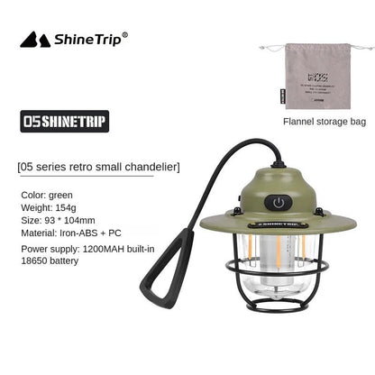 New Outdoor Ultra Long Life Rechargeable Camping Light