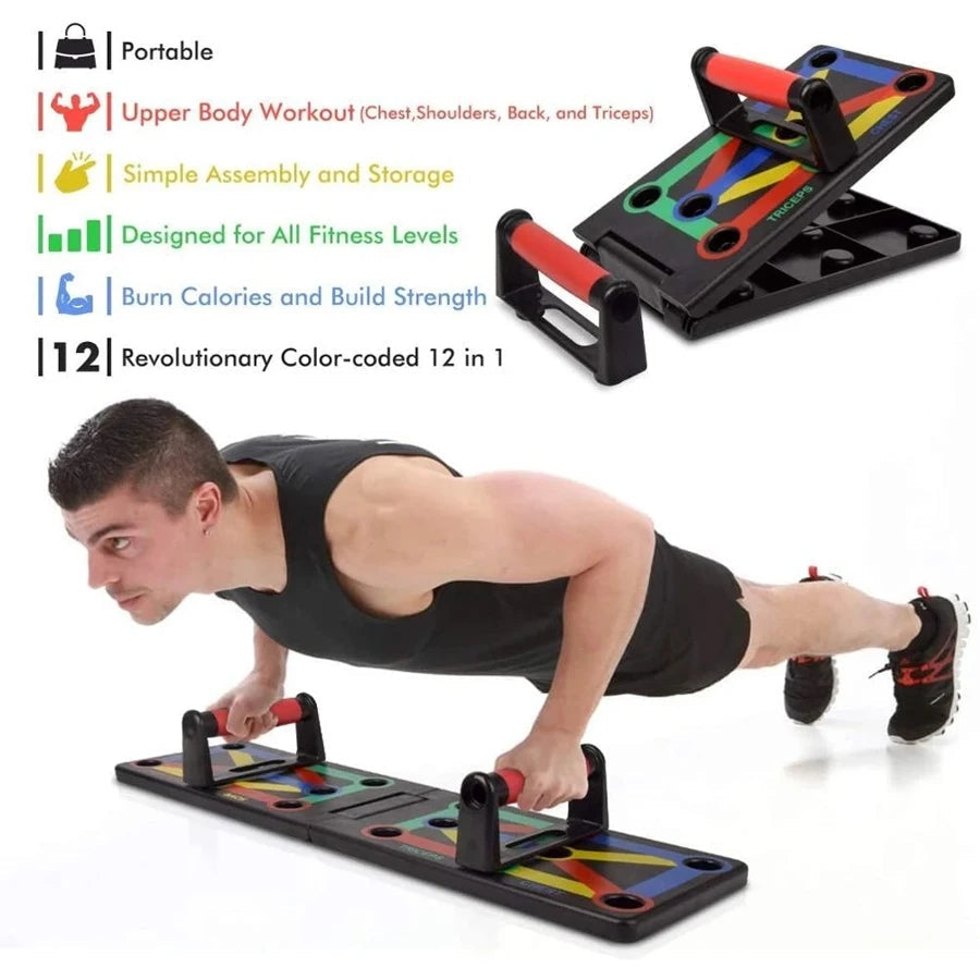 14-in-1 Push-Up Training Workout Board/Stand