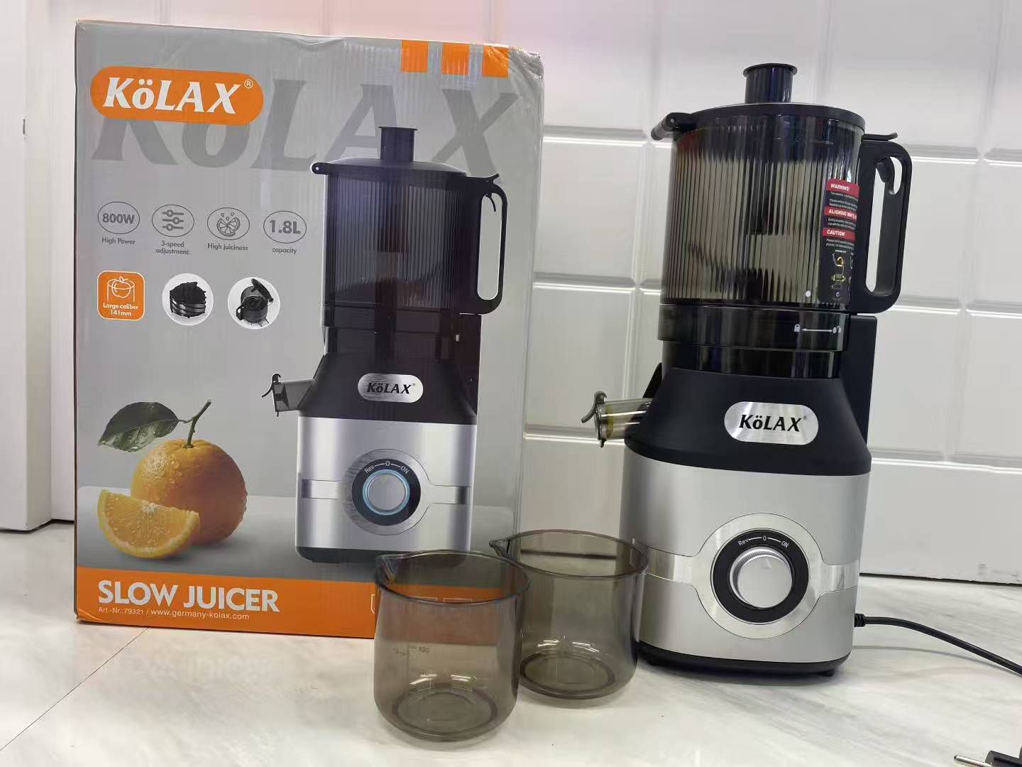 KoLAX Germany 800W Cold Press Slow Juicer 79321