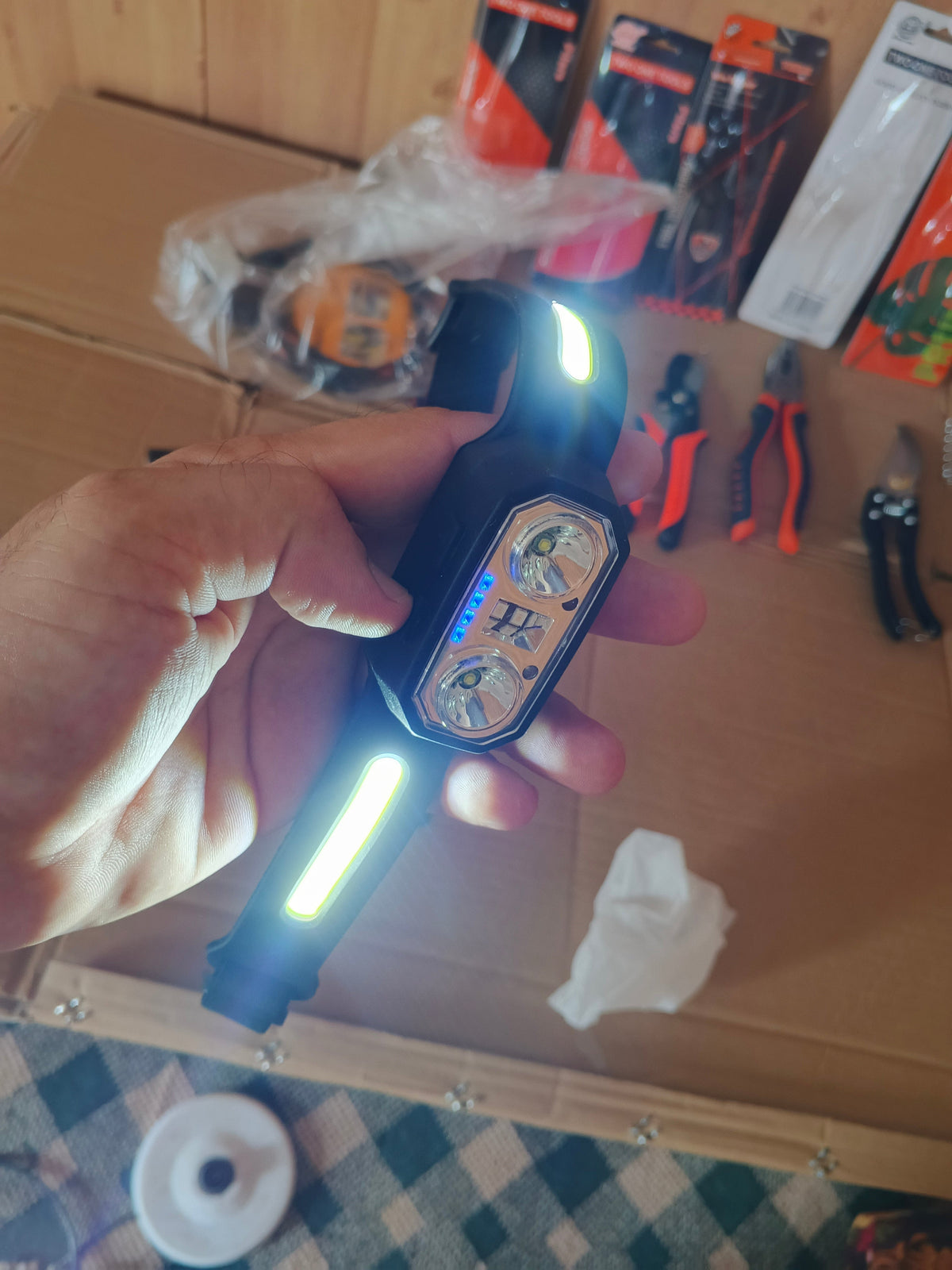 COBA High Performance LED Hands-Free Headlamp/Headlight