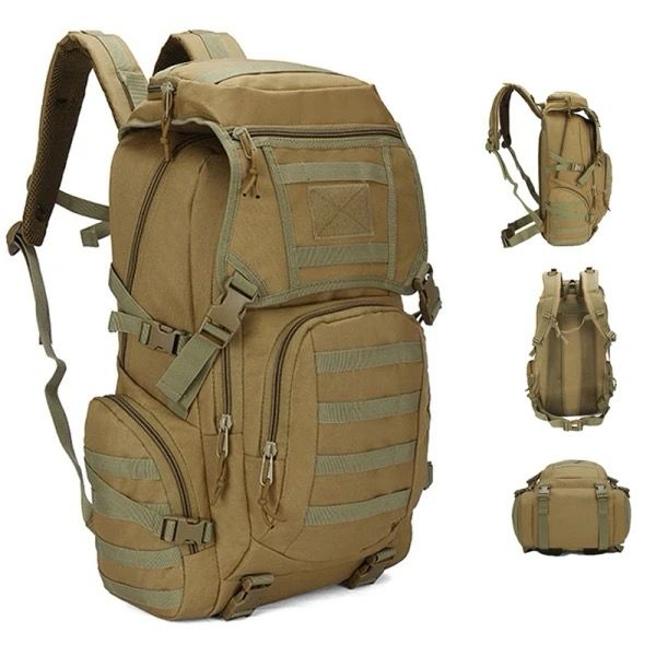 Tactical & Hiking Backpacks – 50L Waterproof Military Outdoor Travel Bag