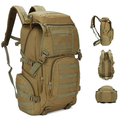 Tactical & Hiking Backpacks – 50L Waterproof Military Outdoor Travel Bag