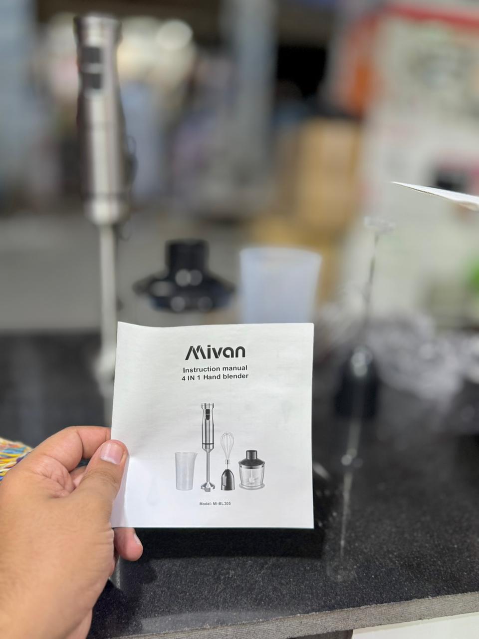 Lot Imported Miven 4-in-1 Multifunctional 2800W Hand Blender Set MI-BL305