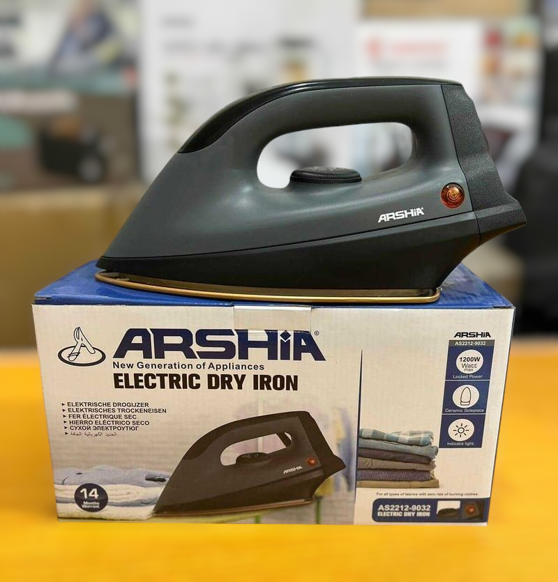 Arshia Heavy Weight Electric Dry Iron 1200W