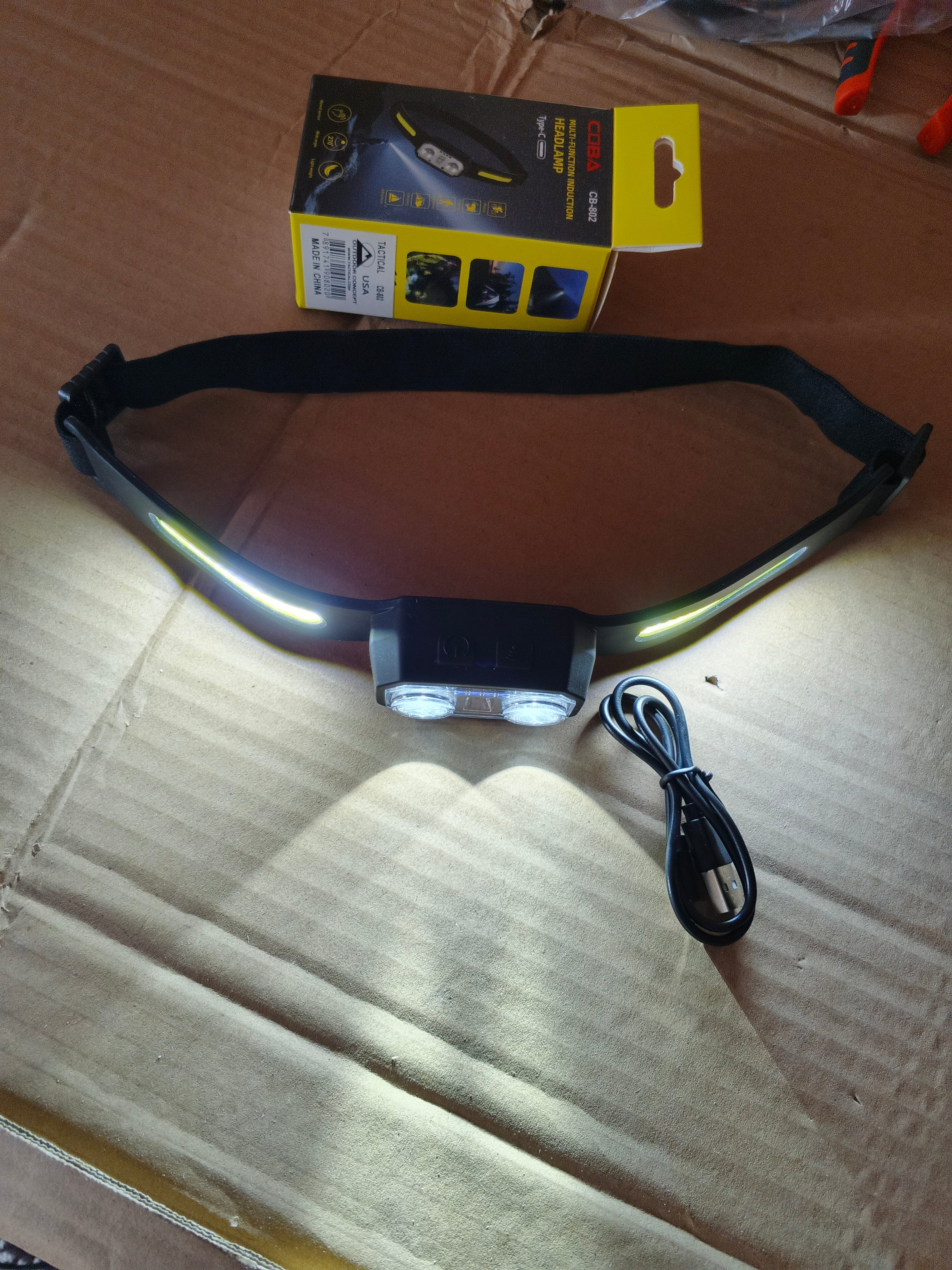 COBA High Performance LED Hands-Free Headlamp/Headlight