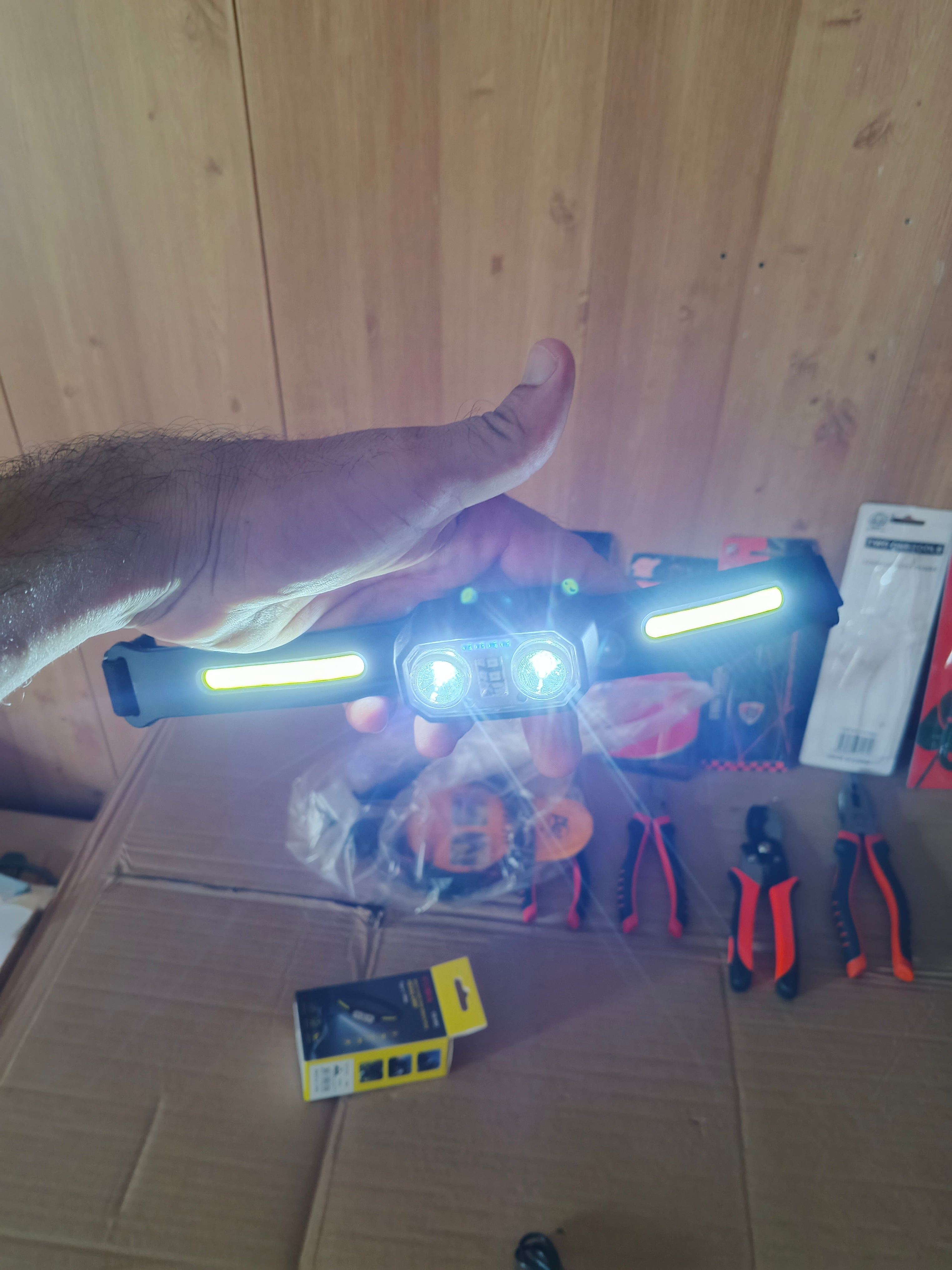 COBA High Performance LED Hands-Free Headlamp/Headlight